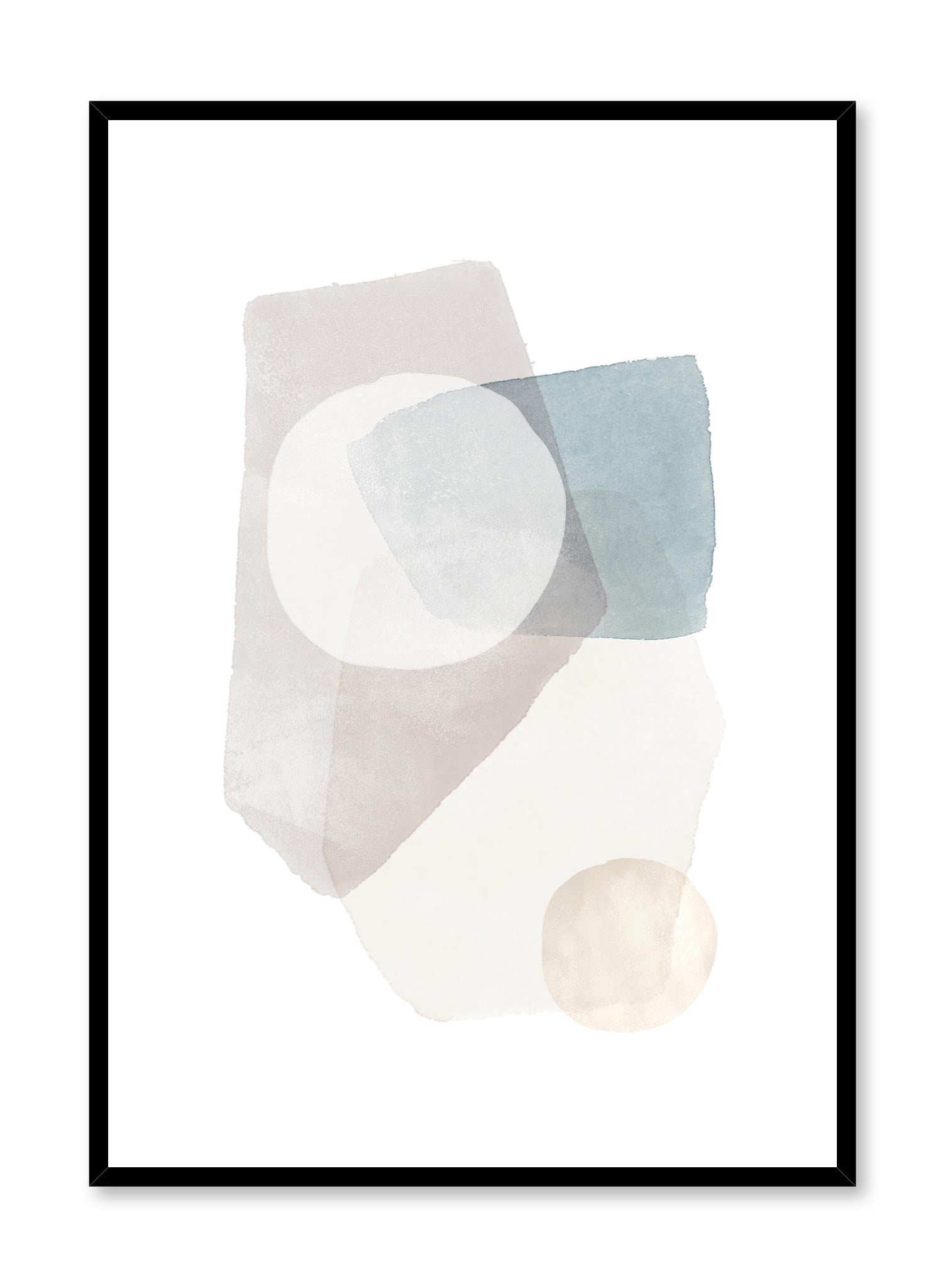 Layered Poster - Modern Wall Art for Home & Office Decor - Perfect for Living Room, Bedroom, and Workspace Decoration