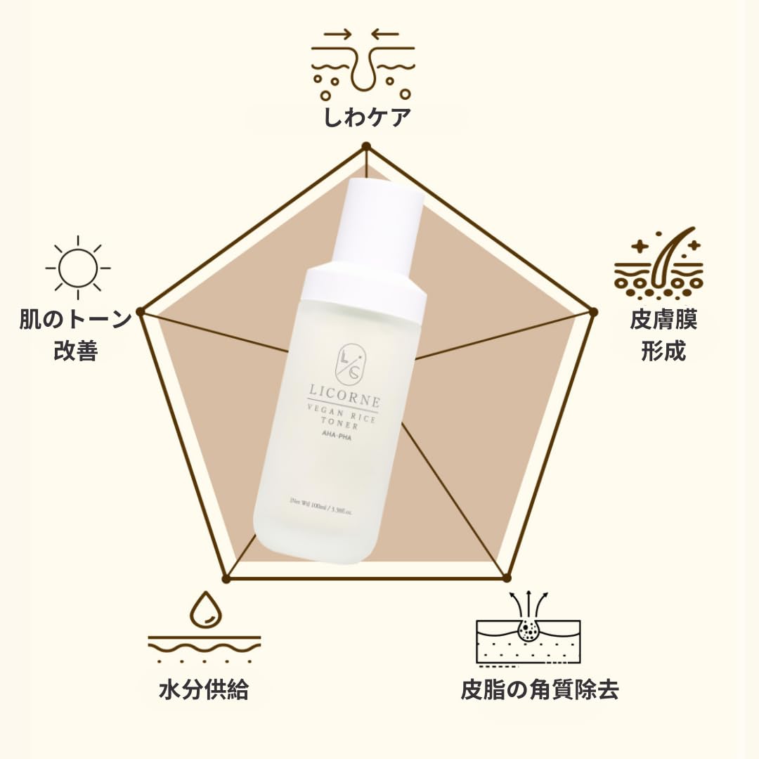 Korean Rice Toner for Face - 77.78% Pure Rice Extract, Vegan K-Beauty Skincare (3.38 fl.oz) | Hydrating & Brightening for Daily Glow Routine