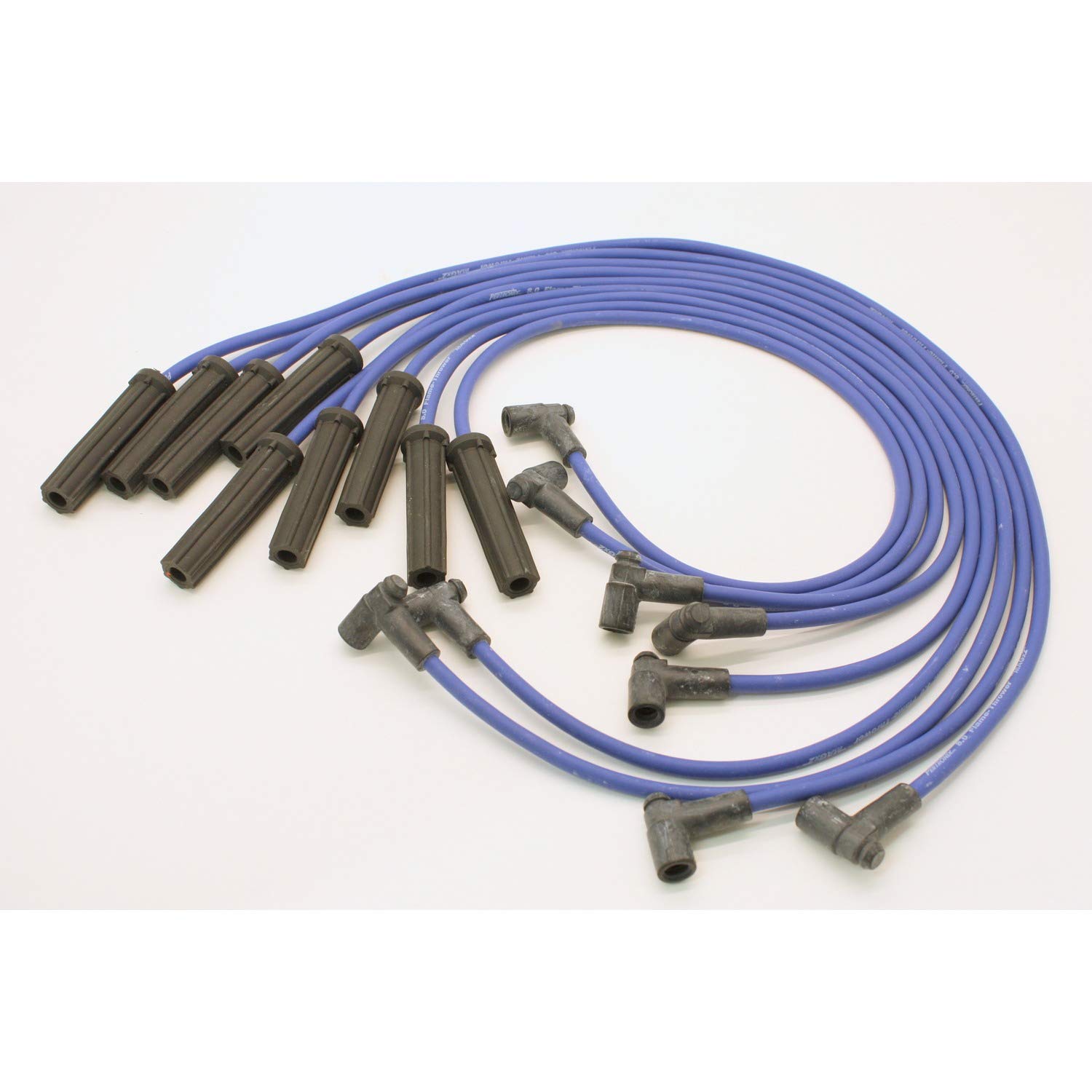 Pertronix 808317 Flame-Thrower Blue 8mm Spark Plug Wires for 8 Cylinder Engines - High Performance Ignition Upgrade for Muscle Cars & Classic Vehicles