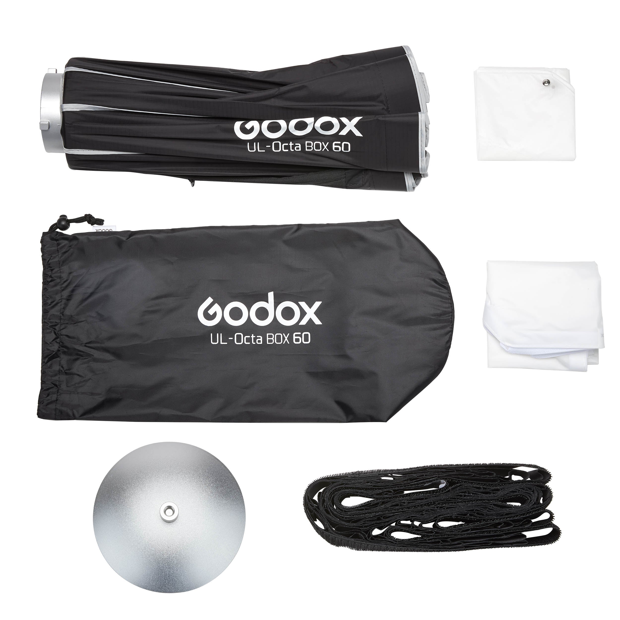 UL BOX Octa 60 60cm (2ft) Photography Octagonal Umbrella Softbox with Easy Open Design - Perfect for Studio Lighting, Portrait Photography, and Product Shoots