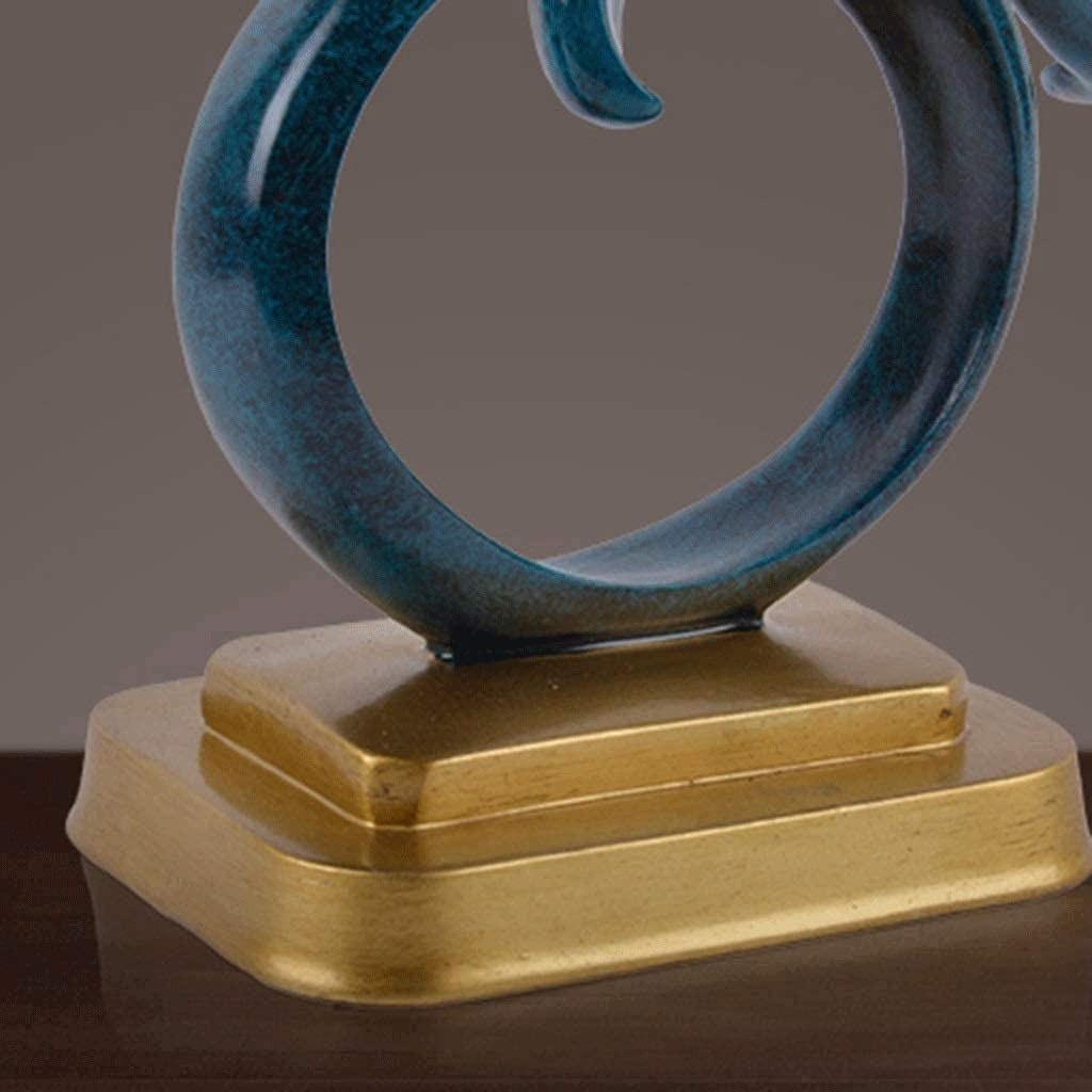 Handcrafted Resin Pisces Sculpture - Elegant Home Decor for Garden, Bathroom, Wine Cabinet & Memorial Displays - Durable Plastic Resin Gift for Zodiac Lovers