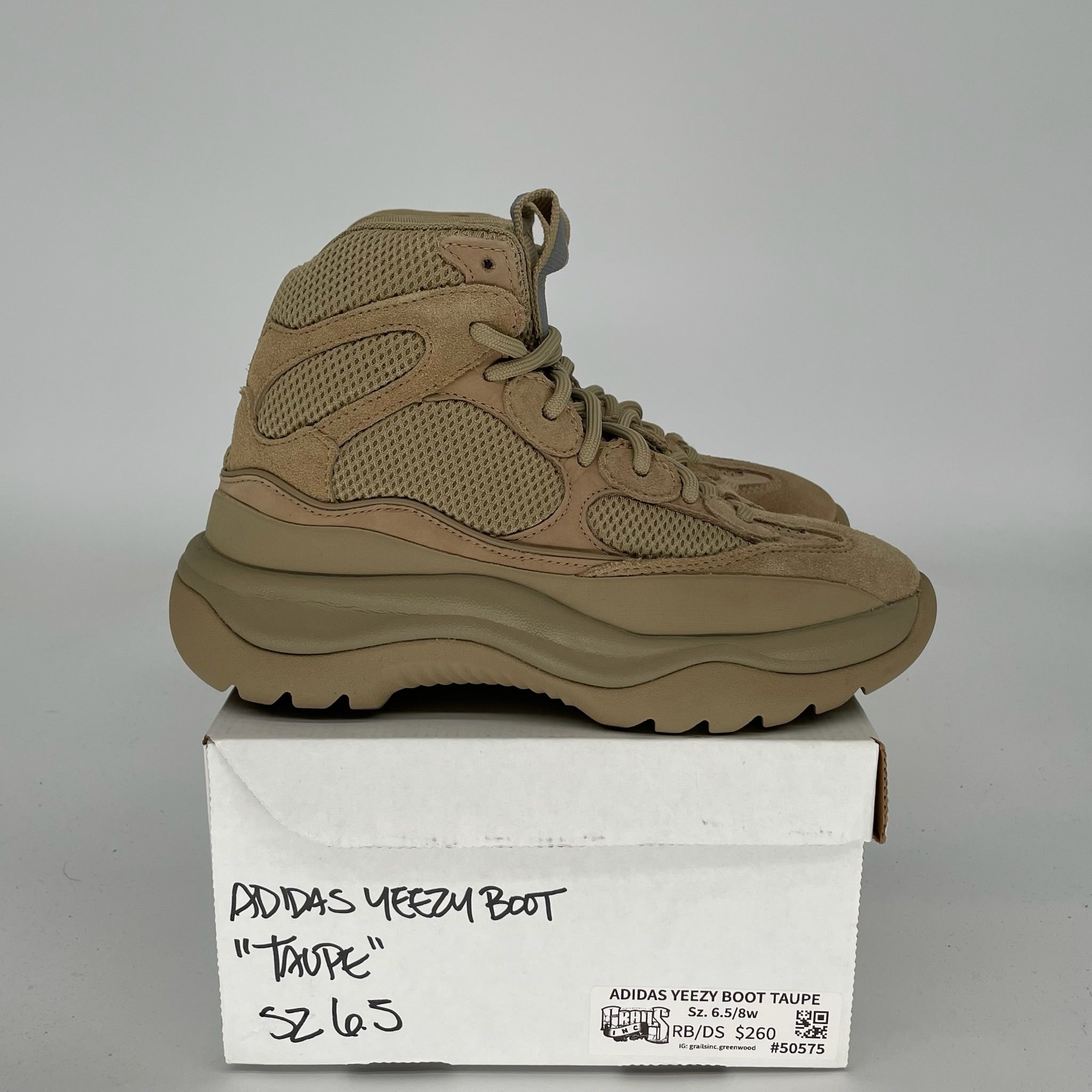 Adidas Yeezy Desert Boot Season 7 Taupe - Men's Size 6.5 (YZ7MF7003 214) | Comfortable & Stylish Outdoor Hiking Boots for Winter Adventures