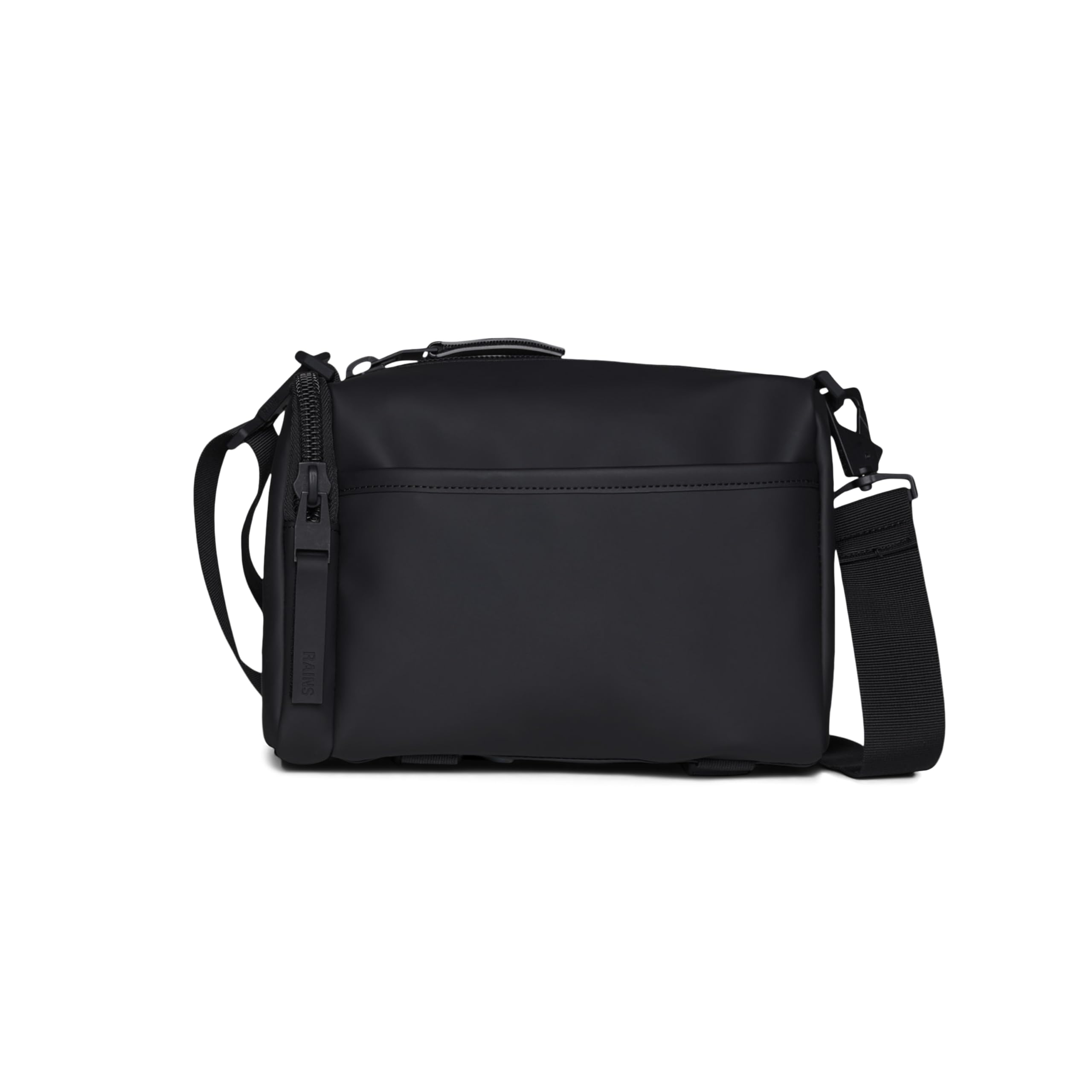RAINS Black Texel Waterproof Crossbody Bag - Unisex Sling Bag & Fanny Pack for Men & Women | Waterproof Travel, Hiking & Everyday Use