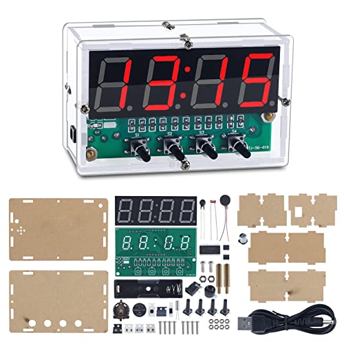 4 Digit Rechargeable Clock Kit