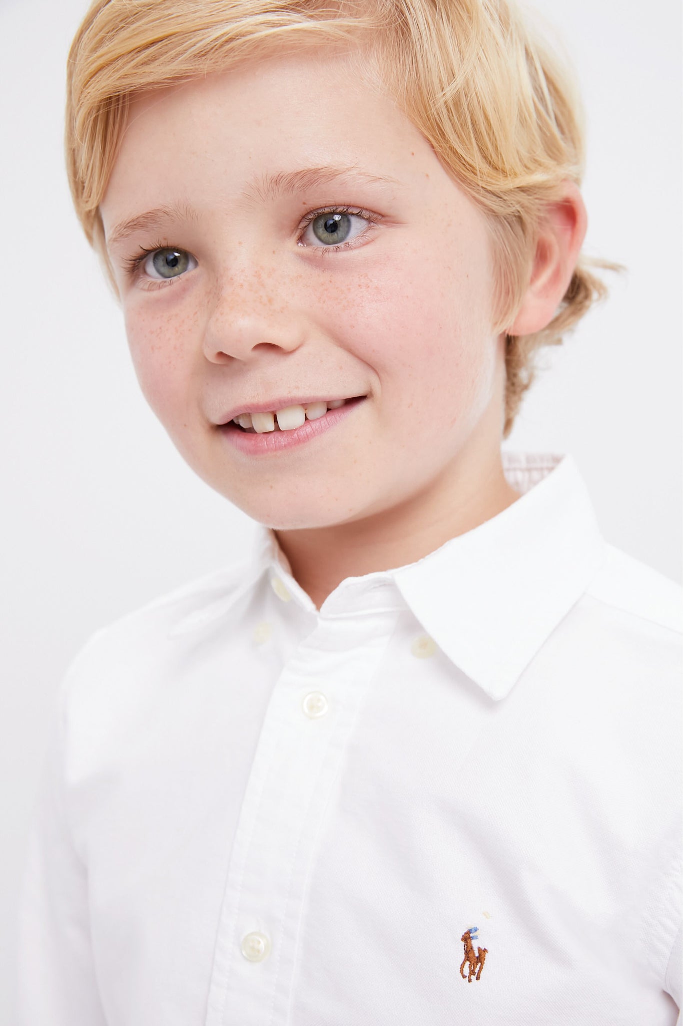 Boys White Long Sleeve Oxford Button Down Shirt for School Uniform & Casual Wear | Classic Cotton Dress Shirt for Kids & Teens | Perfect for Formal Events, Daily Outfits and Special Occasions
