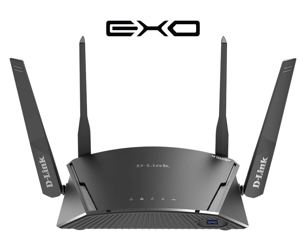D-Link DIR-1960 EXO AC1900 Smart Mesh Wi-Fi Router - High-Speed Dual Band Gigabit Wireless Internet for Home & Office | Gaming, Streaming & Smart Home Connectivity