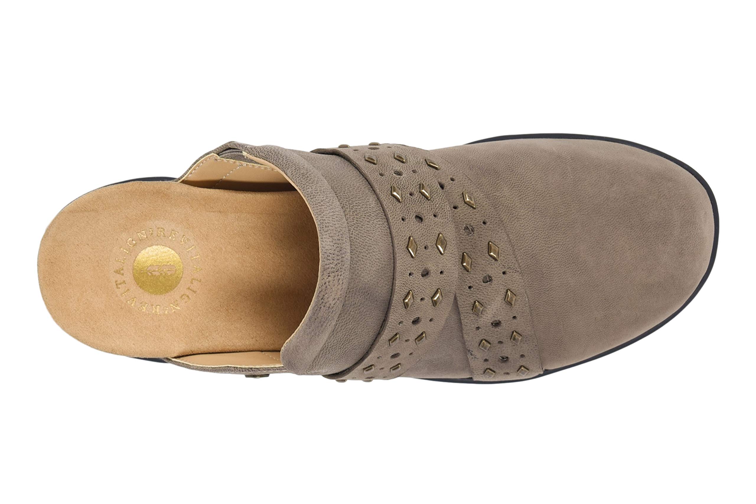 REVITALIGN Women's Comfort Slip-On Clogs - Arch Support & Cushioned Footbed for Nurses, Teachers & Healthcare Workers - Perfect for Work, Home & Outdoor Errands