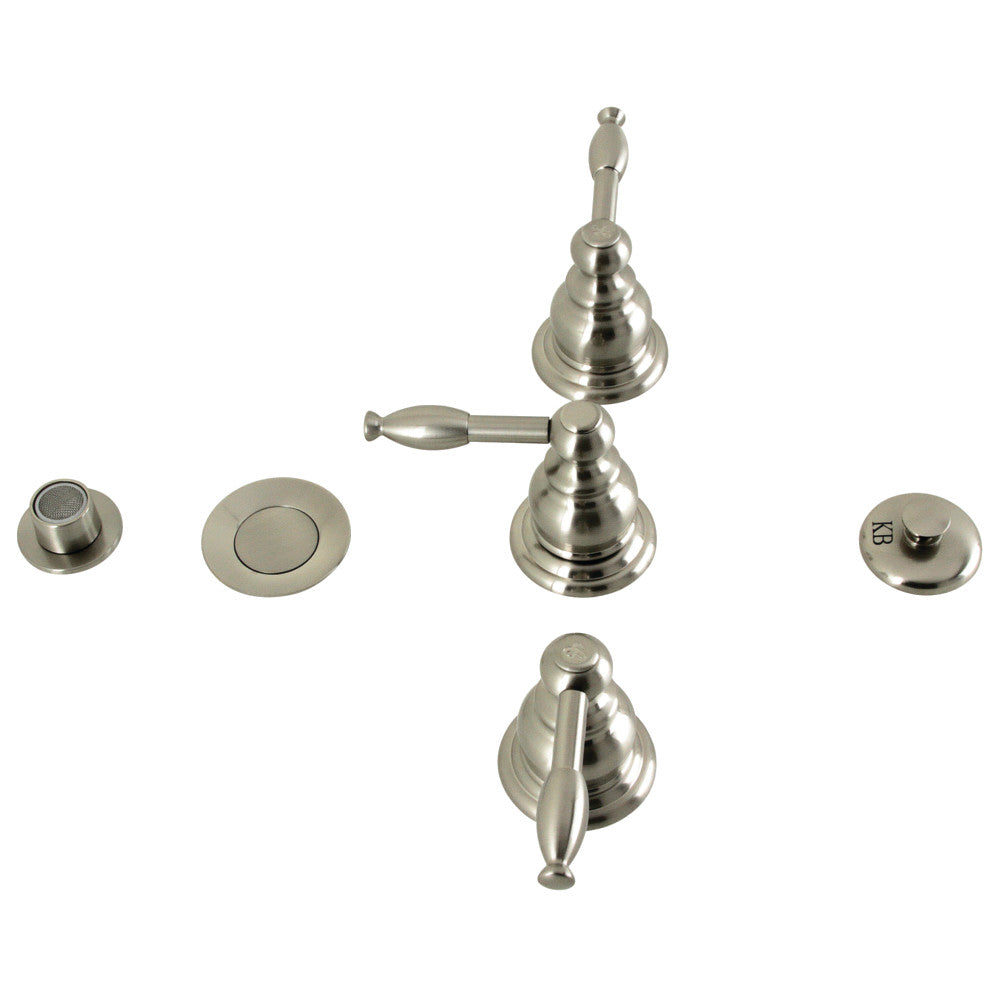 Kingston Brass KB327KL Knight Three Handle Bidet Faucet
