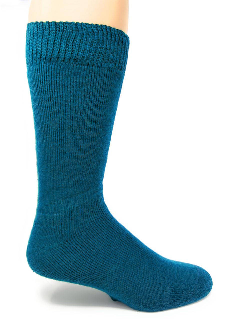 WARRIOR ALPACA SOCKS - Premium Alpaca Wool Hiking Socks for Men & Women, Terry Lined with Comfort Band for Outdoor Activities, Camping & Winter Sports