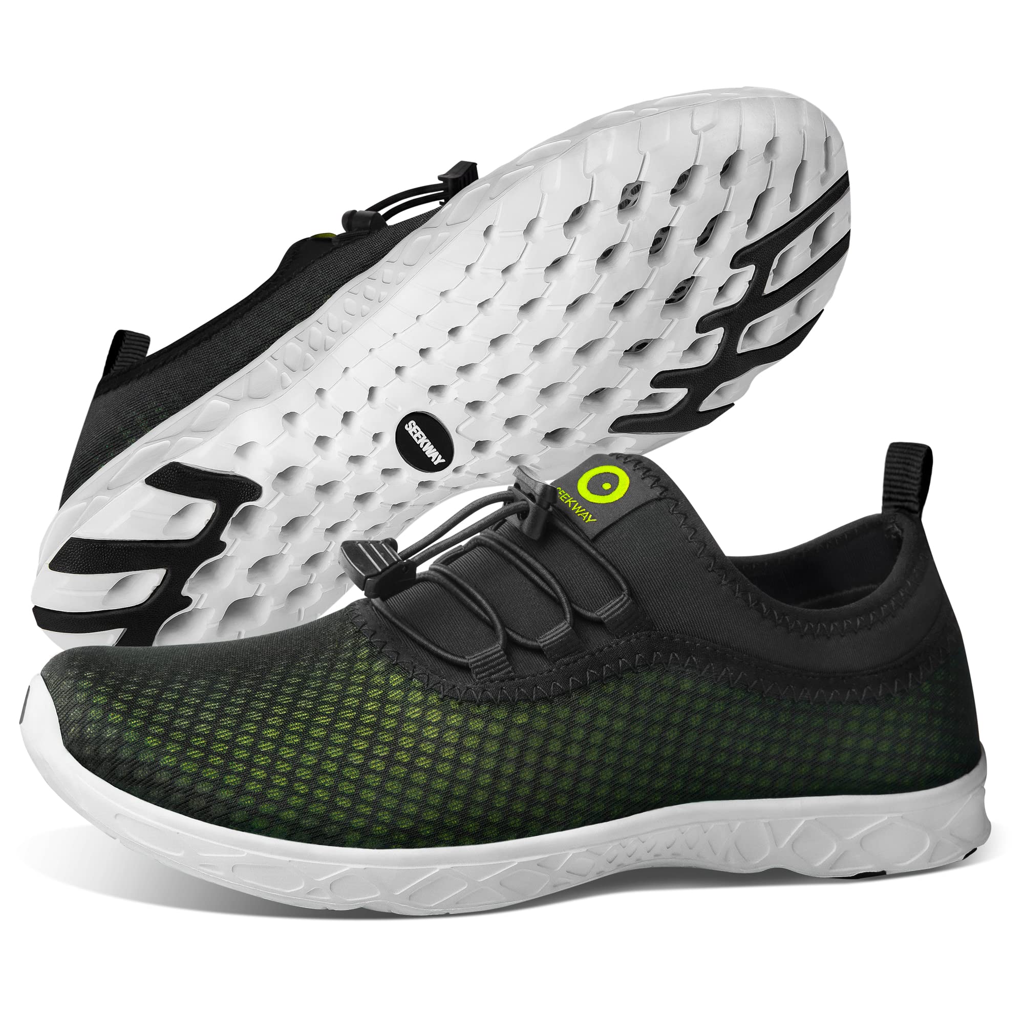 SEEKWAY Men's & Women's Quick Dry Water Shoes - Barefoot Aqua Shoes for Beach Walking, Kayaking, Boating & Water Sports | Lightweight & Comfortable for Swimming, Surfing & Outdoor Activities (Model: SP006)