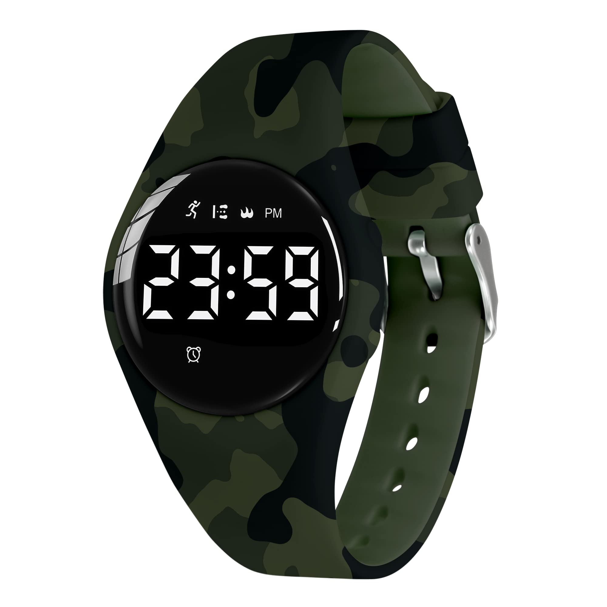 Digital Sports Watch for Kids & Teens - Step Counter, Pedometer, Vibration Alarm Clock | Waterproof Fitness Tracker for Boys & Girls Ages 5-16 | Perfect for School, Sports & Outdoor Activities