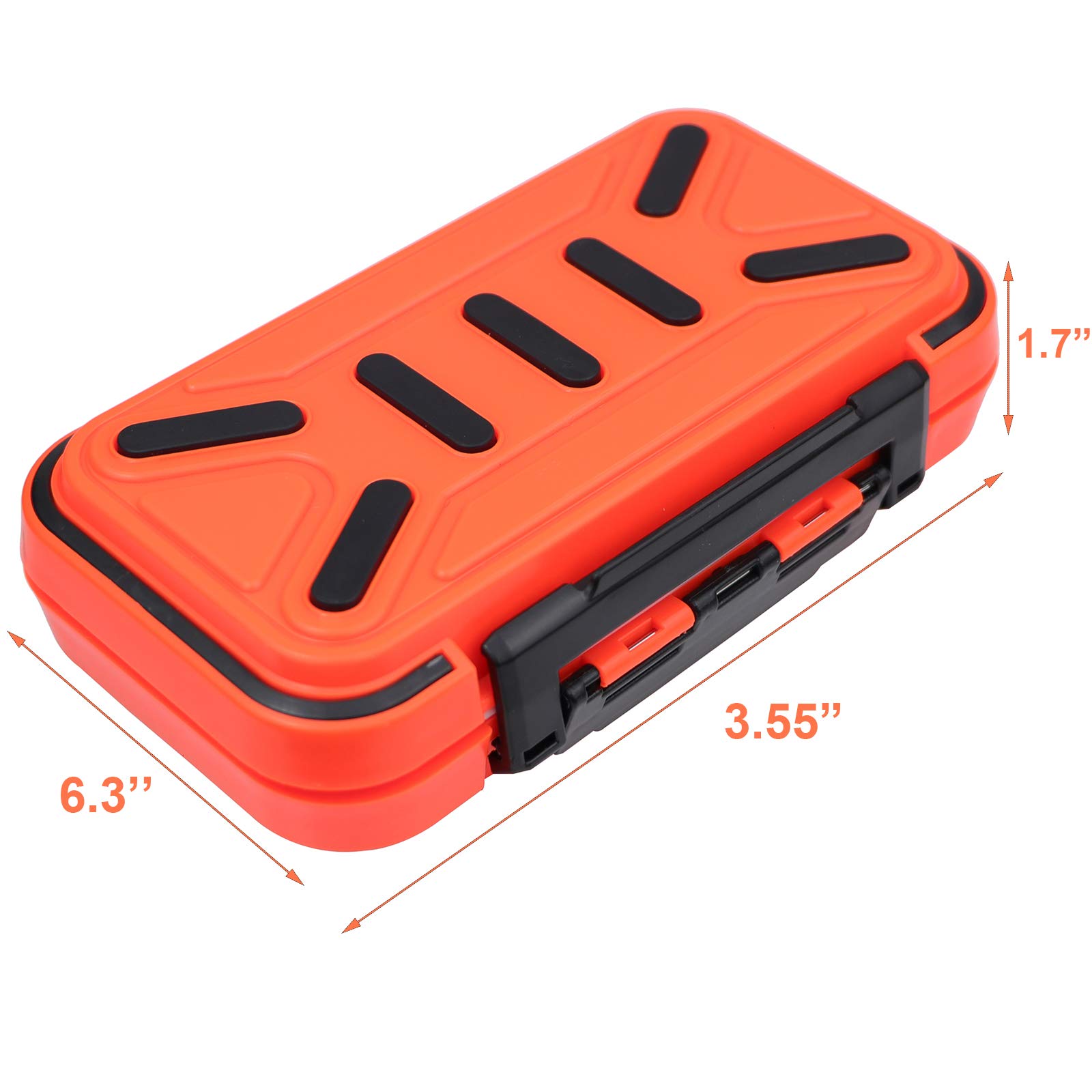 **Floating Fishing Tackle Box with Adjustable Dividers - Double-Sided Storage Organizer for Fishing Lures, Hooks, Beads & Jewelry - Perfect for Fishing Trips, Crafting & Travel Accessories**