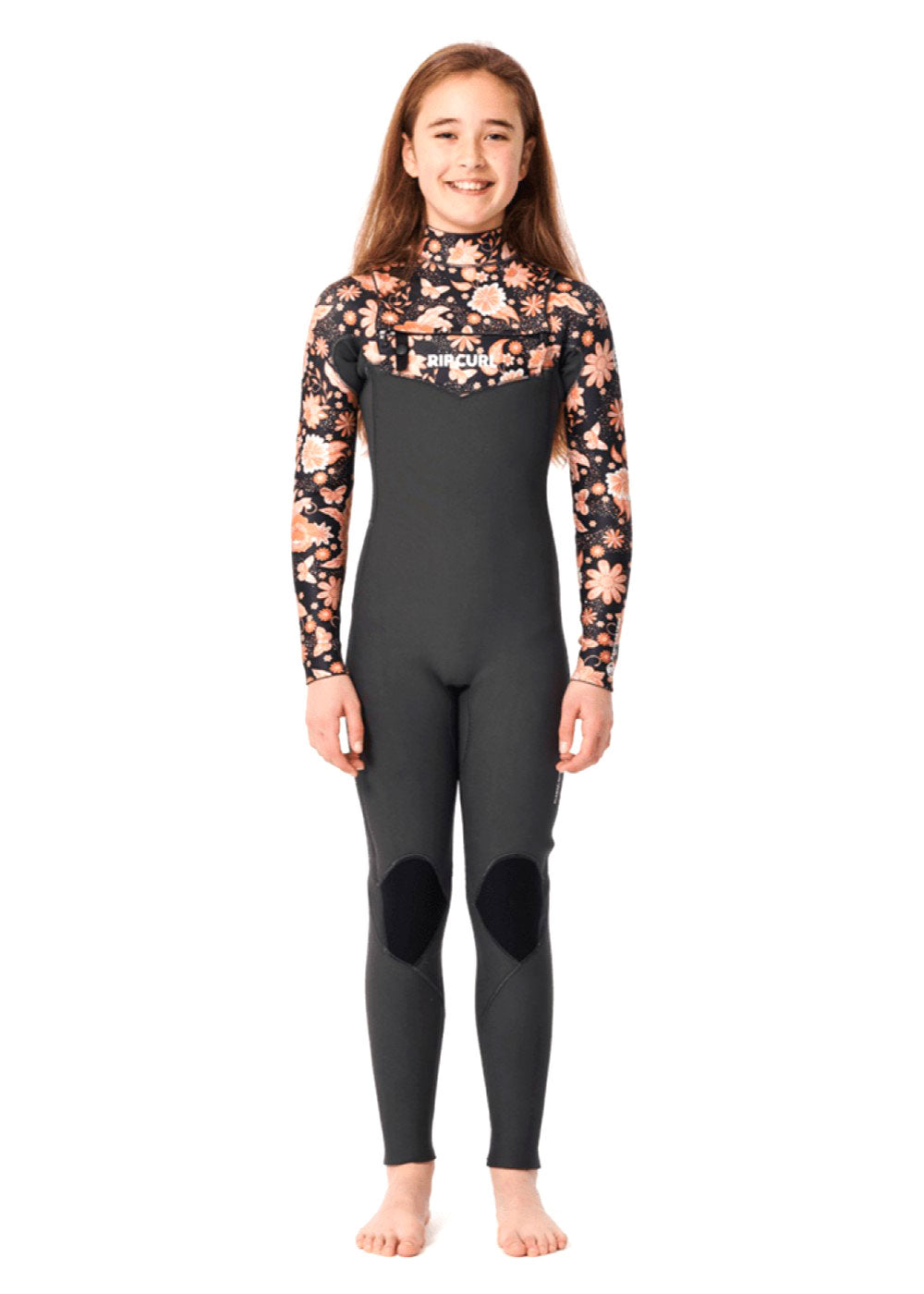 Rip Curl Girls Dawn Patrol CZ 3/2mm GBS Steamer Wetsuit for Kids Surfing & Water Sports - Warm & Flexible Full Body Swimsuit for Cold Water Activities