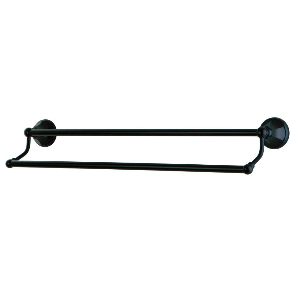 Oil Rubbed Bronze 24-Inch Double Towel Bar Rack BA4813ORB - Bathroom Accessories for Modern & Traditional Home Decor