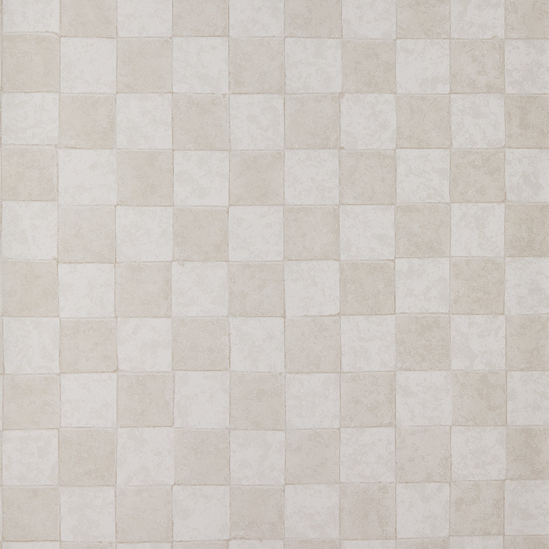 Cream and Beige Check