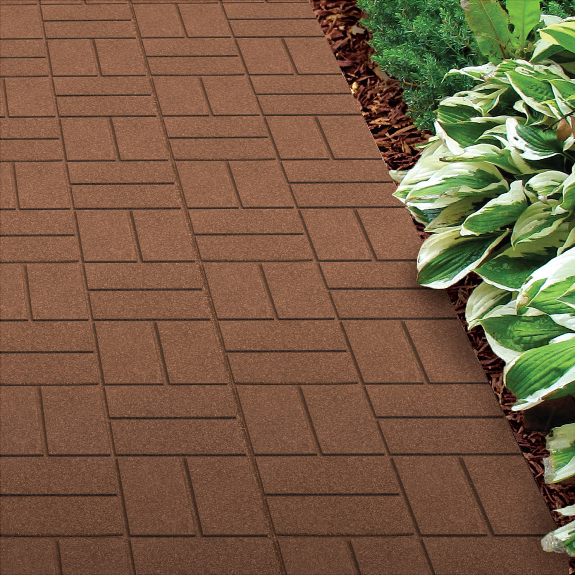Rubberific Dual-Sided Rubber Paver Tiles - 16