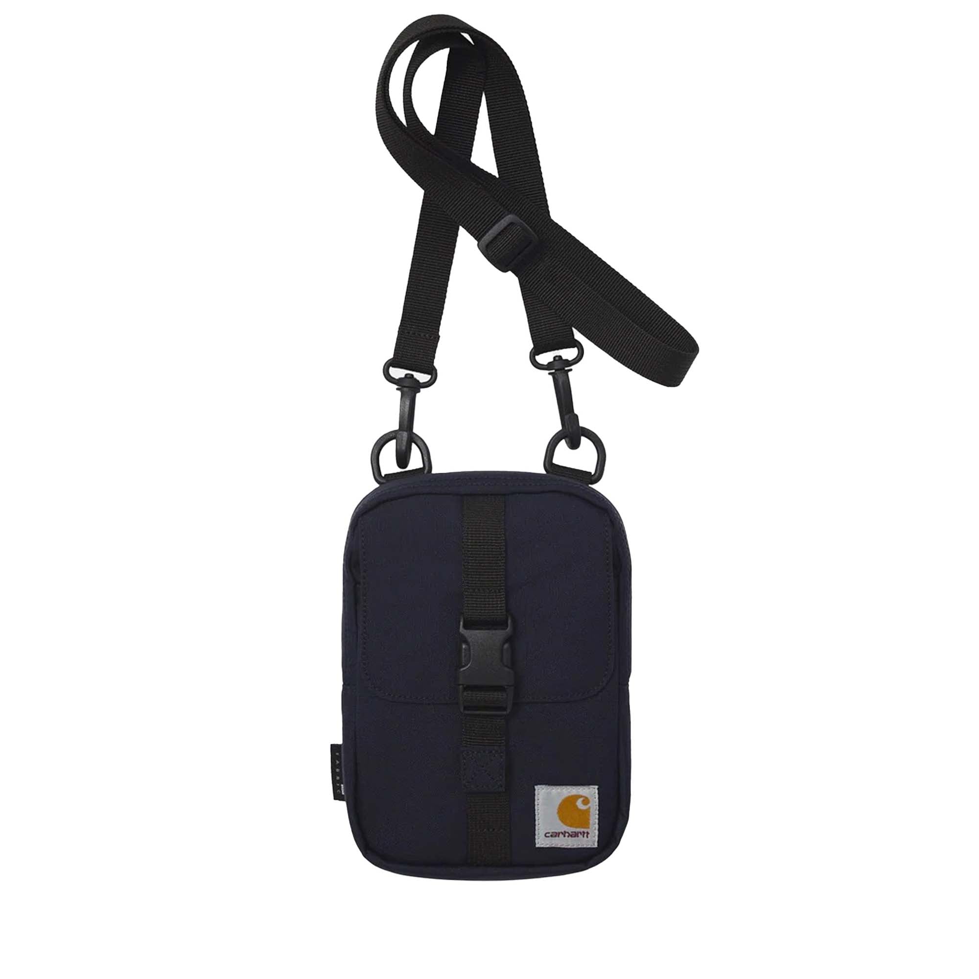 Carhartt WIP Vernon Organizer Bag - Durable Dark Navy Crossbody Bag for Men & Women | Perfect for Work, Travel & Everyday Use