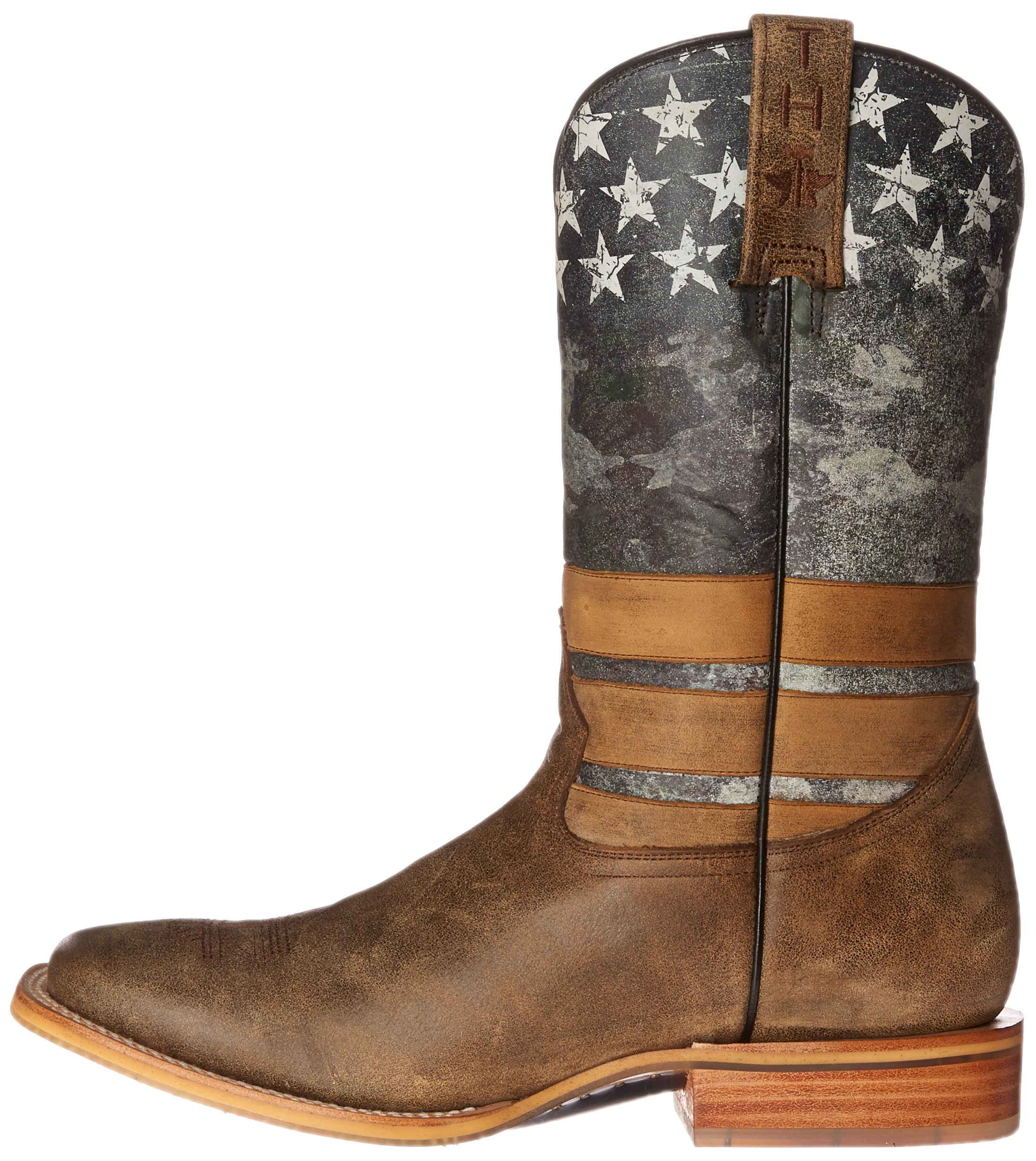 Tin Haul Men's Freedom Fashion Cowboy Boots - Western Style Leather Boots for Men | Perfect for Country Dancing, Rodeo & Casual Wear