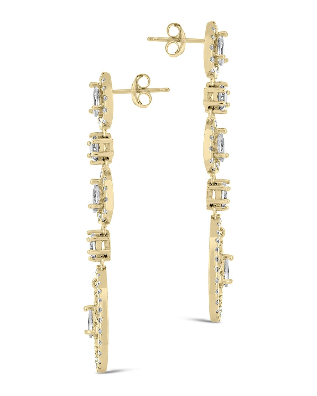 Meryl CZ Drop Earrings for Women – Elegant Cubic Zirconia Dangle Earrings for Party, Wedding & Evening Wear
