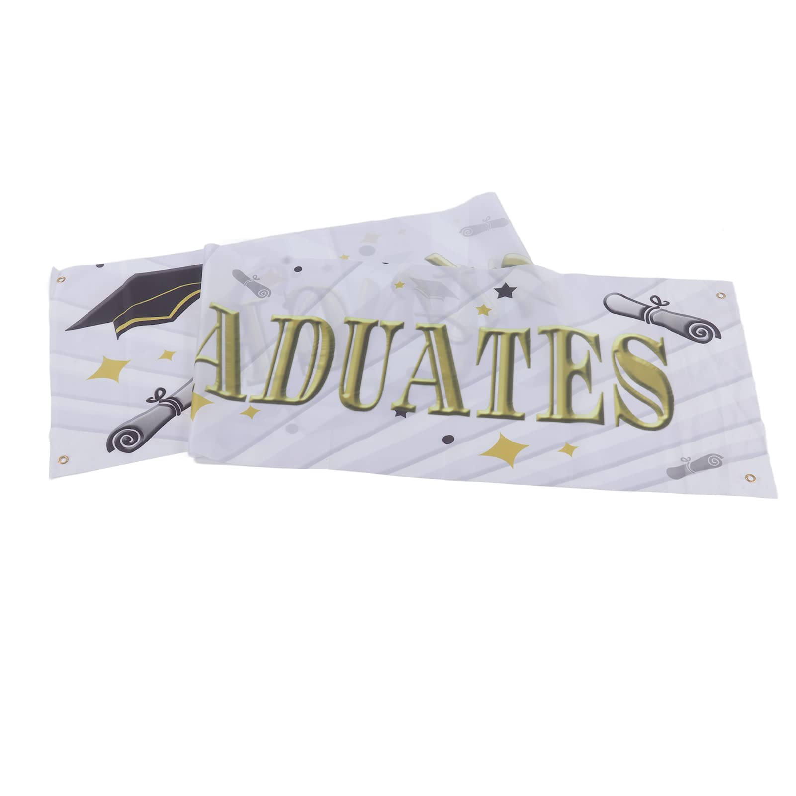 Cuque Graduation Decorations - Durable High School Graduation Party Supplies for Commencement Ceremony & Photo Backdrop - Perfect for Class of 2024 Celebrations