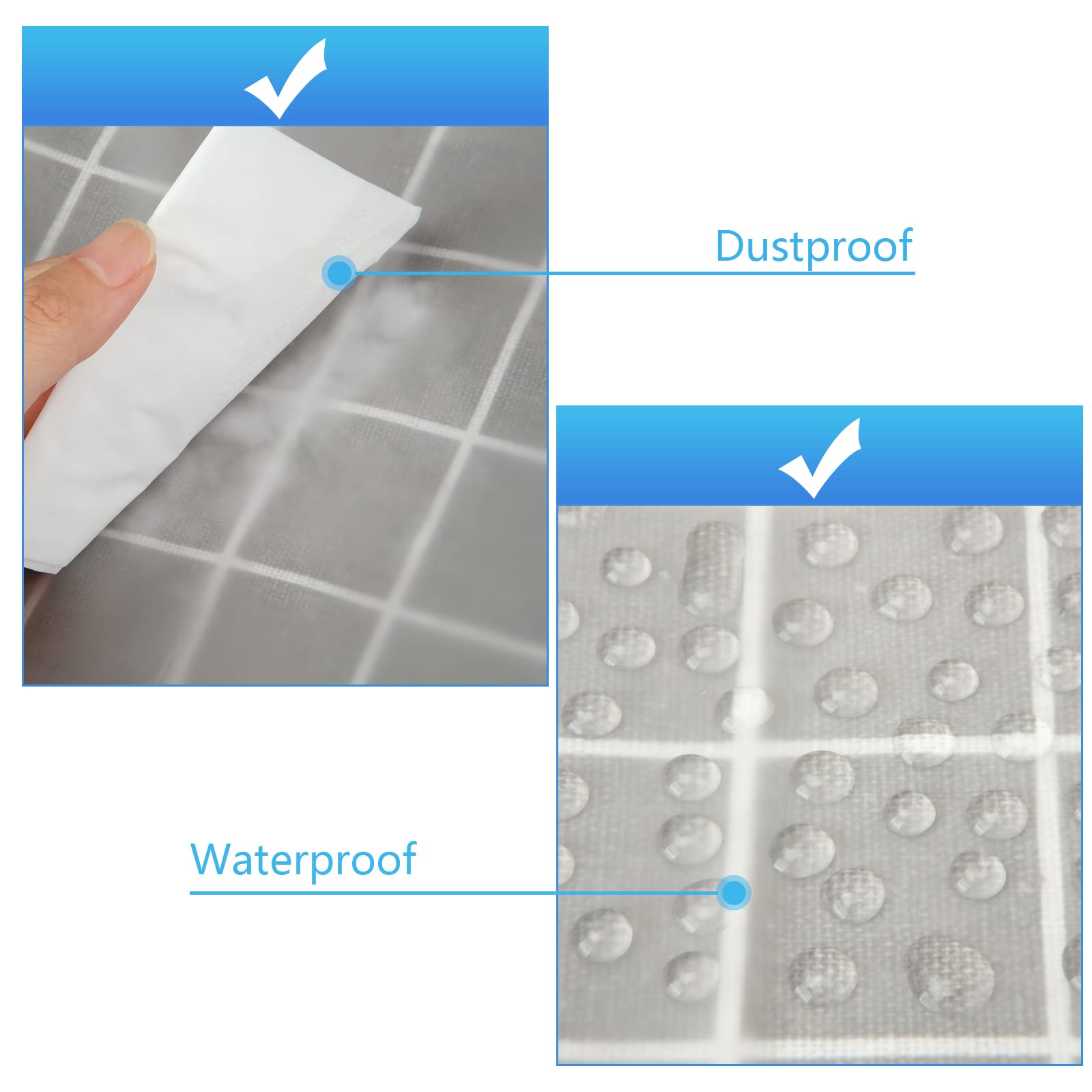 CertBuy 100PCS Frosted Zipper Storage Bags 11x15 Inch - Clear Resealable Plastic Bags for Clothes, Jeans, Pants - Durable Poly Bags for Packaging, Organizing & Travel - Perfect for Retail, Laundry & Storage