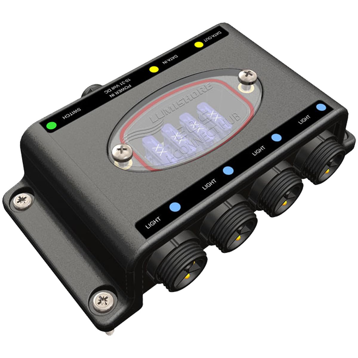 Lumishore EOS i-Connect Hub for SMX154 & TIX404 Underwater Boat Lights (60-0321) - Perfect for Marine Lighting Control on Yachts and Boats