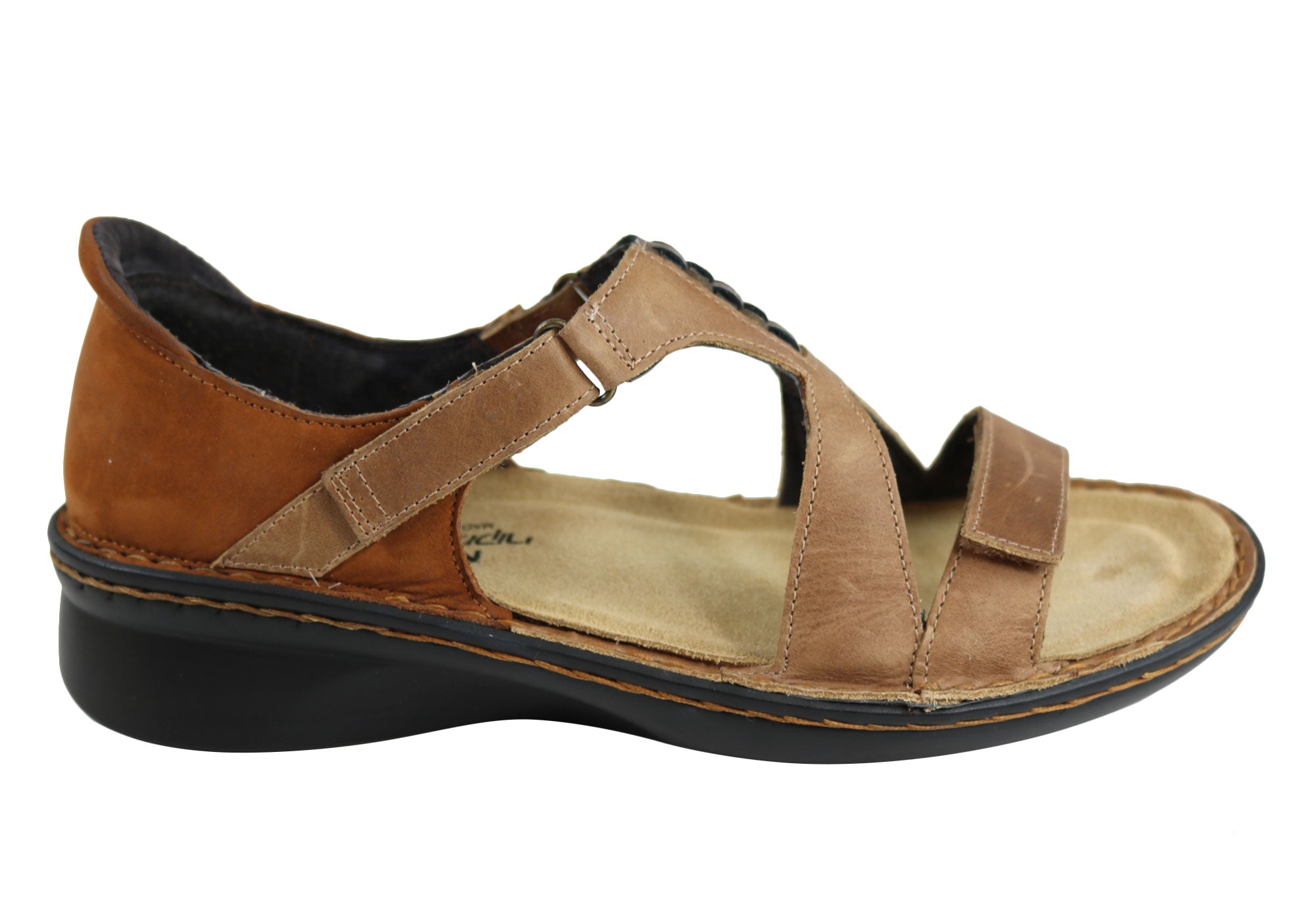 Naot Figaro Women's Leather Comfort Sandals - Wide Fit, Orthotic Friendly - Perfect for Walking, Travel & Casual Wear