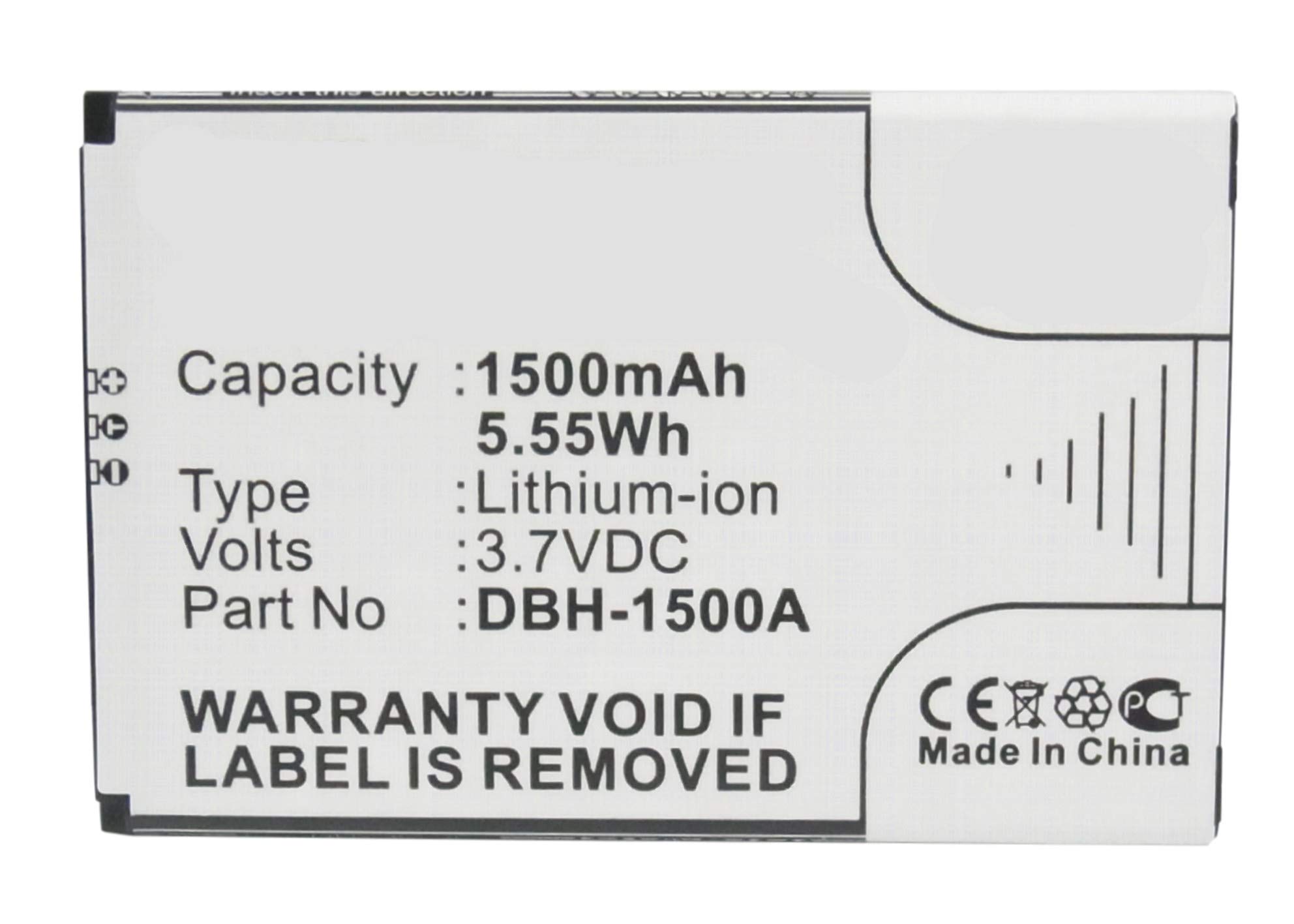 Synergy Doro DBH-1500A Battery - 1500mAh Li-ion for Extended Use