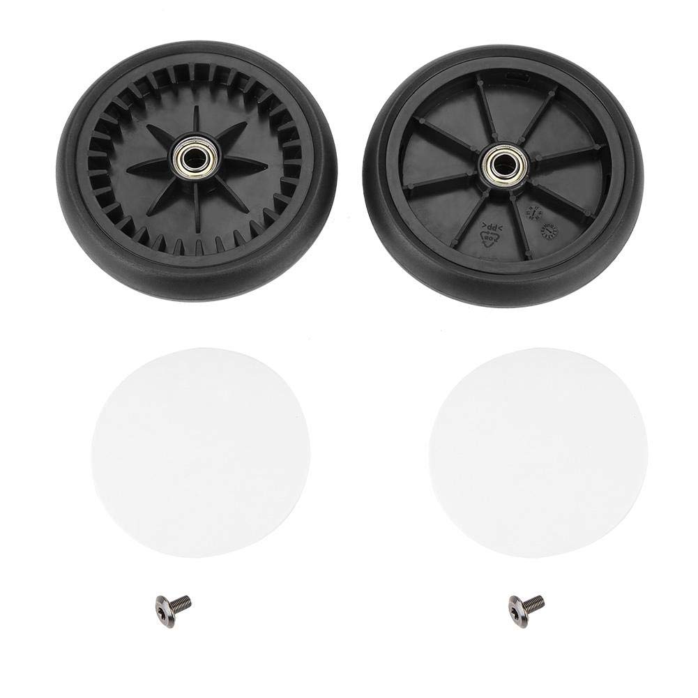 Yoya/Vovo Stroller Replacement Rear Wheels - Durable Kids Carriage Wheel Accessories with Tools (Perfect for Smooth Strolling in Parks, Malls & Neighborhood Walks)