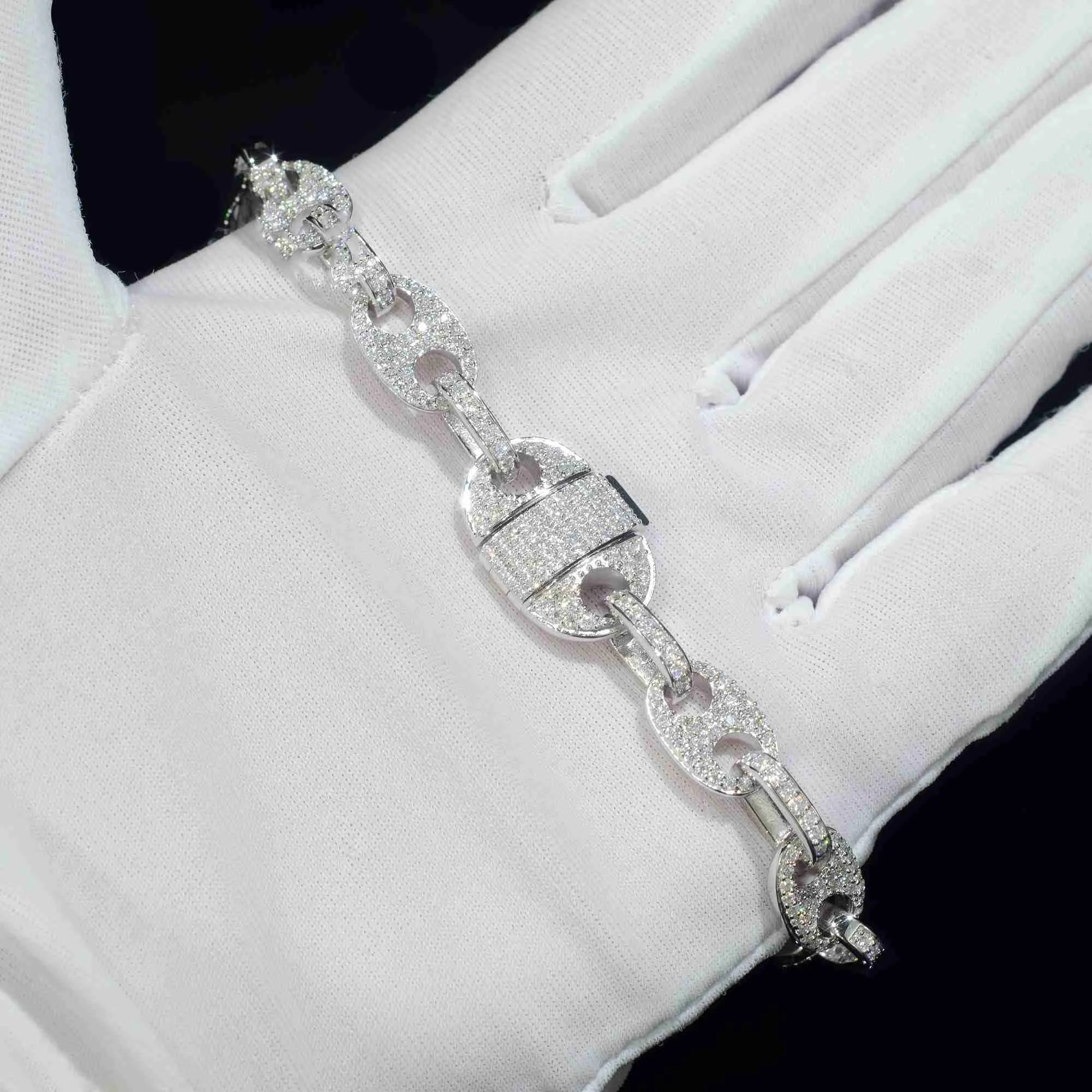 8 Carat Diamond-Cut Moissanite Bracelet for Women - Elegant Tennis Bracelet for Wedding, Anniversary & Special Occasions