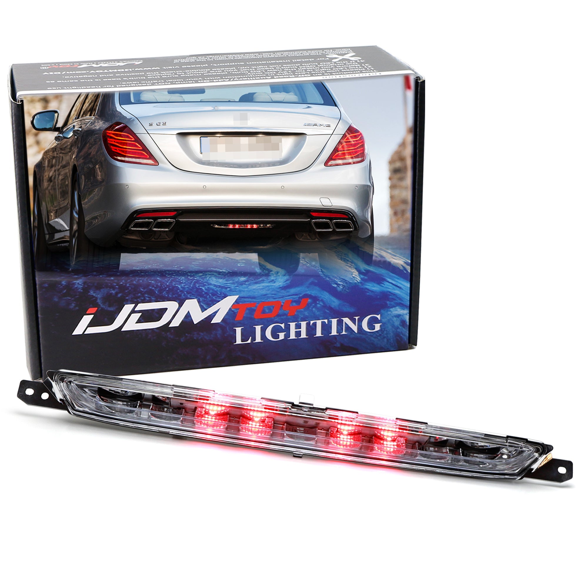 Mercedes W222 S Class Euro Rear Fog Lamp with Rear Bumper Fog Opening Diffuser - Perfect for Night Driving & Enhanced Safety in Low Visibility Conditions
