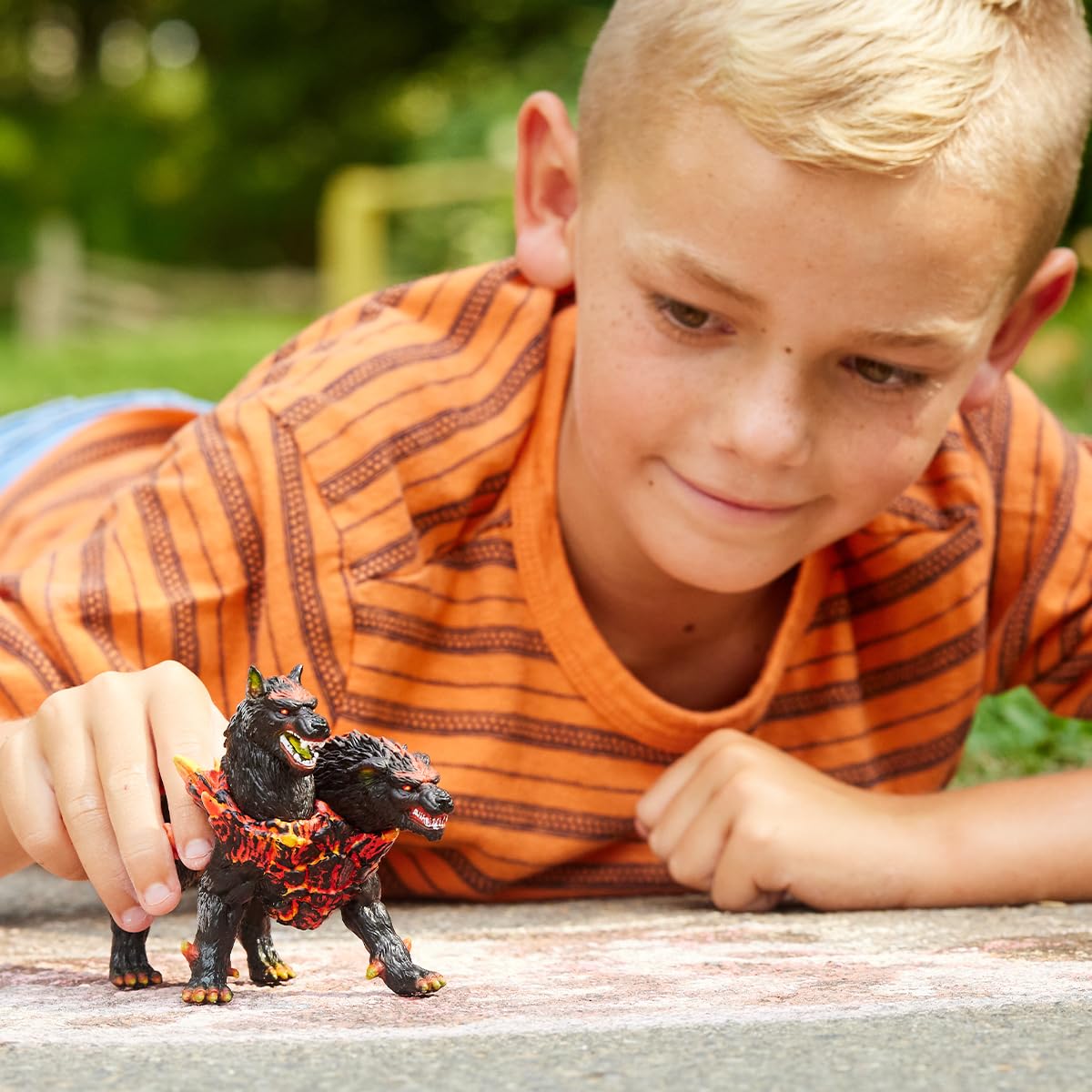 Schleich Eldrador Creatures Lava Monster - Mythical Creature Toy for Kids Ages 7+, Hellhound Action Figure for Collectors & Fantasy Play | Perfect for Birthday Gifts & Imaginative Storytelling