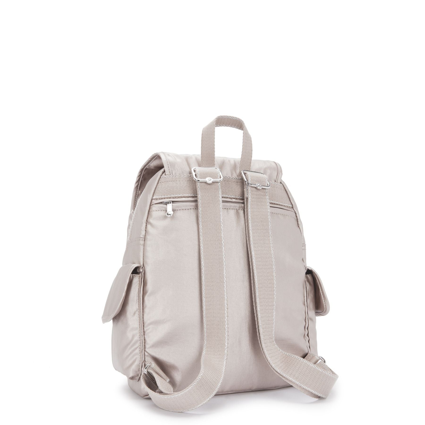 Kipling City Pack Small Metallic Backpack - Lightweight Travel Backpack for Women | Stylish Daypack for Work, School & Commuting | Water-Resistant & Durable (Metallic Glow)
