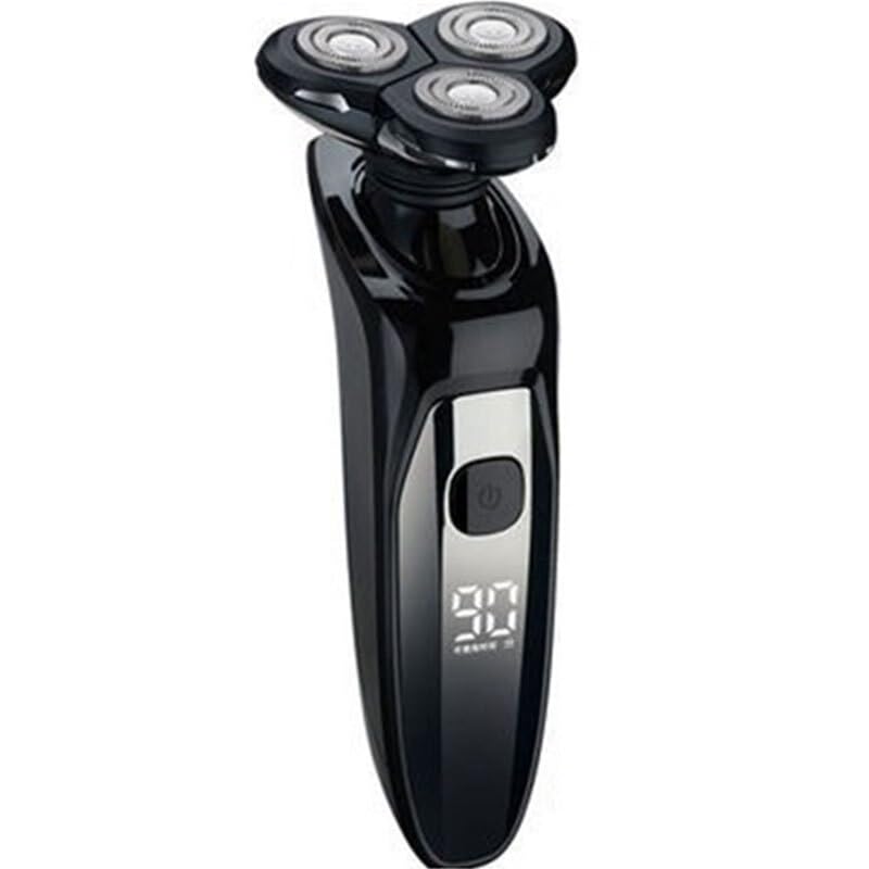 Best Electric Shaver for Bald Men - Waterproof Rechargeable Head & Beard Shaver with LCD Display, Wet/Dry Use for Smooth Shaving - Perfect for Travel, Gym & Daily Grooming