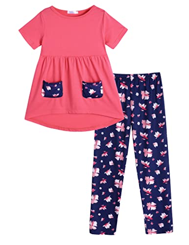 Rose Red/Navy Floral