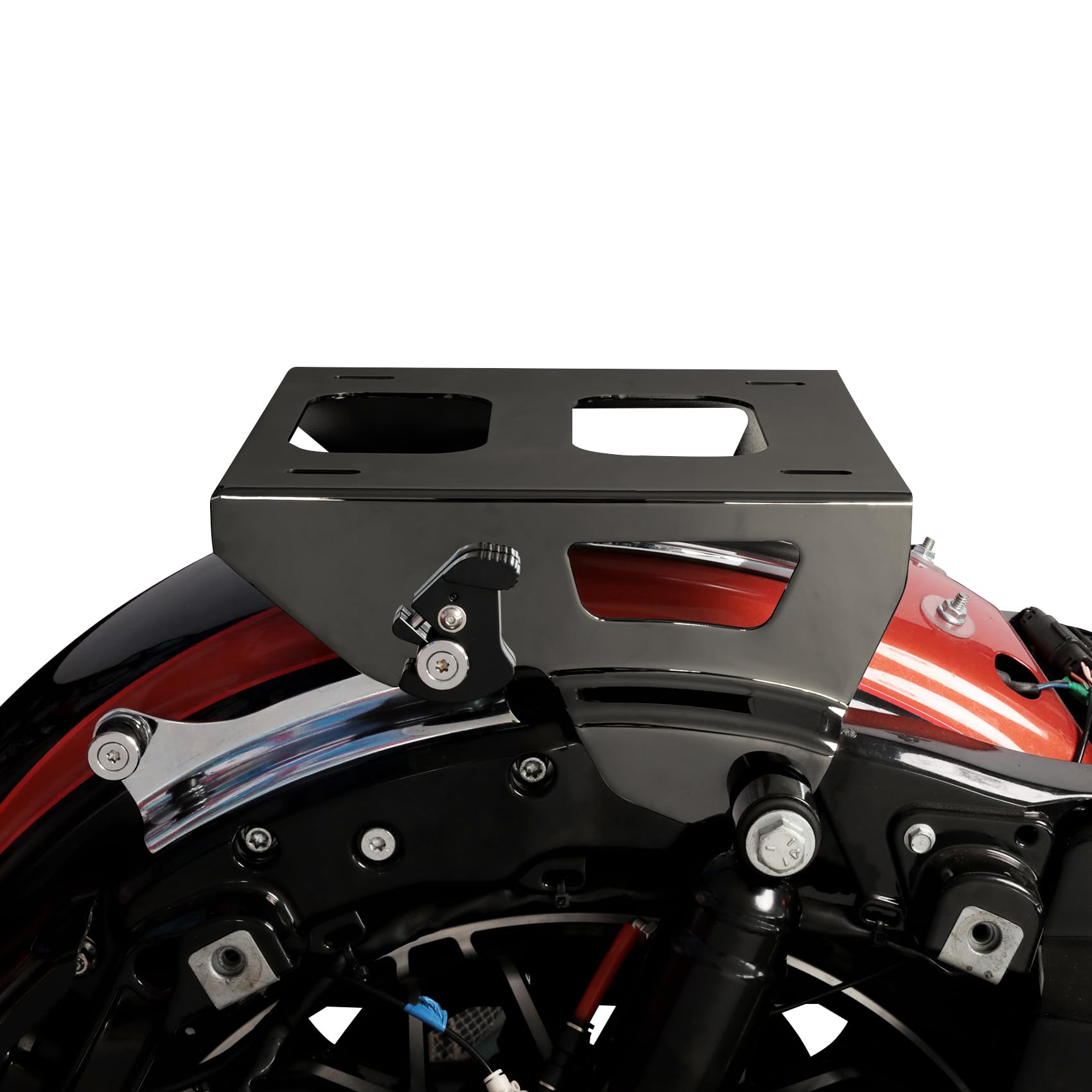 Premium Solo Luggage Rack Mount for Harley Tour Pak & Road Glide Special (2014-2025) - Heavy-Duty Motorcycle Cargo Carrier for Long Rides & Road Trips