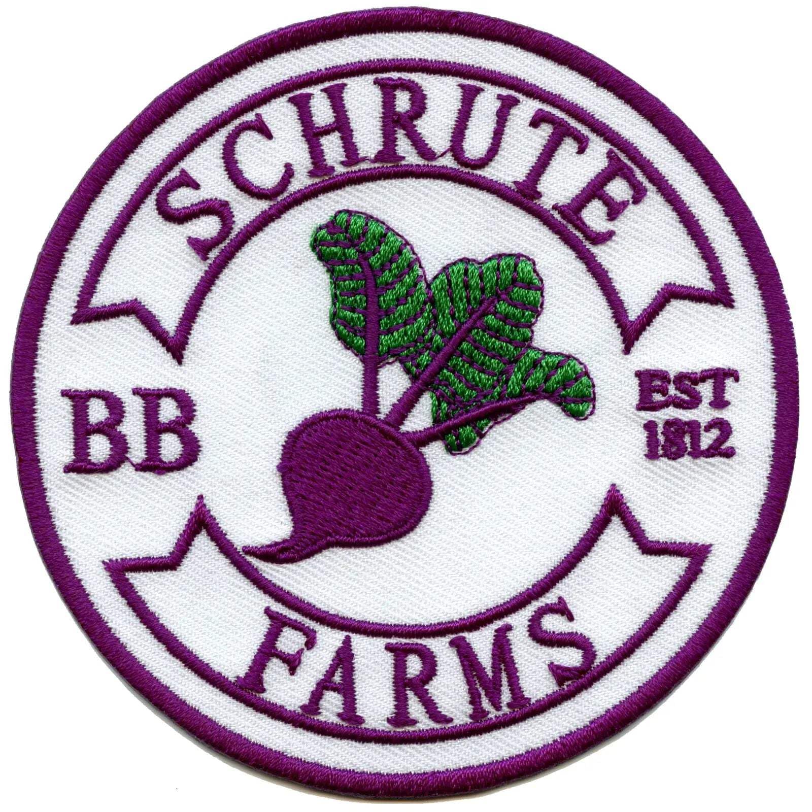 Beet Farm Bed and Breakfast Embroidered Iron-On Patch - Perfect for Hats, Jackets, and DIY Crafts