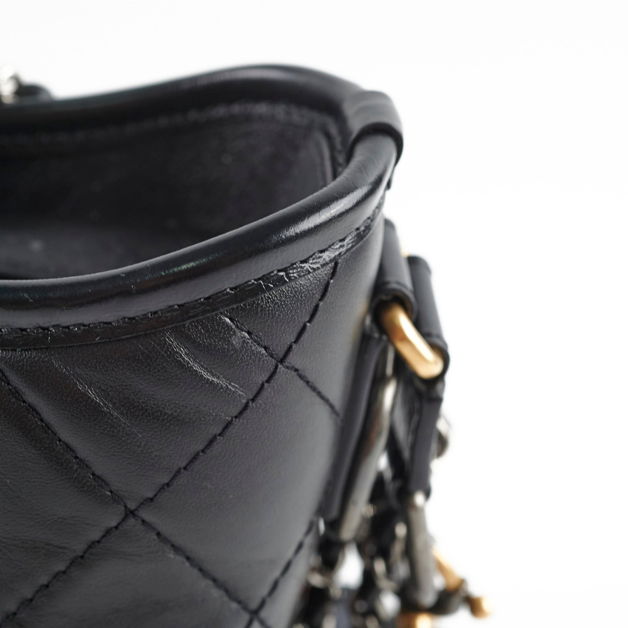 Chanel Medium Gabrielle Bag - Black Aged Calfskin Leather Shoulder Bag Series 29 | Luxury Designer Handbag for Women, Perfect for Work, Evening Events & Everyday Use