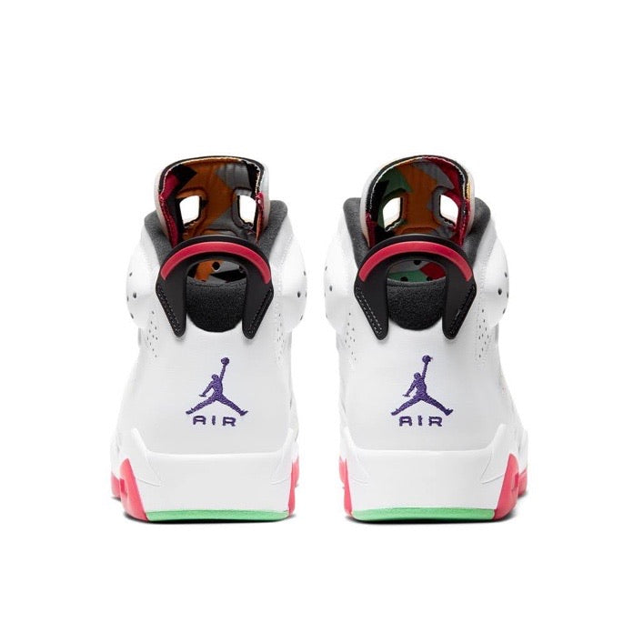 Air Jordan 6 Retro Hare Men's Basketball Shoes - Classic Sneakers for Running, Gym & Streetwear Fashion