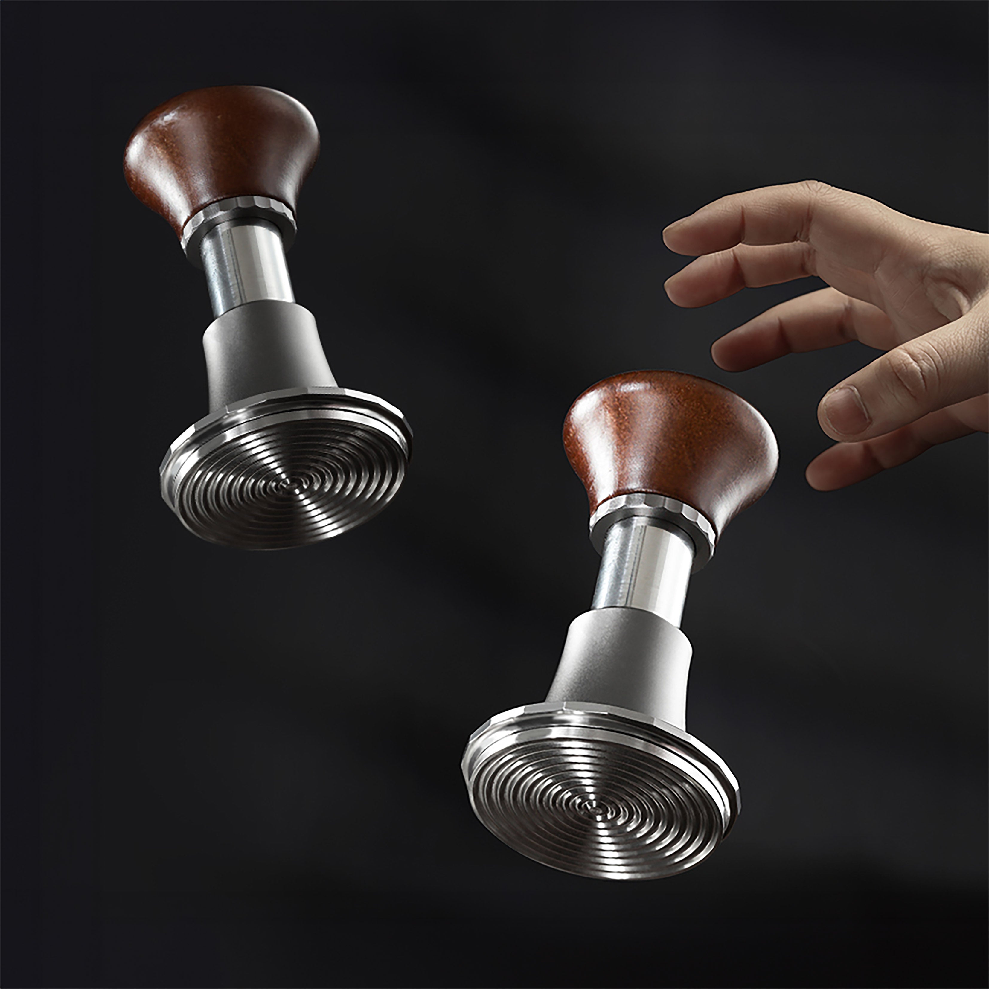 Premium Stainless Steel Coffee Tamper - 58mm Espresso Tamper for Barista & Home Use - Perfect for Espresso Machines & Coffee Pressing
