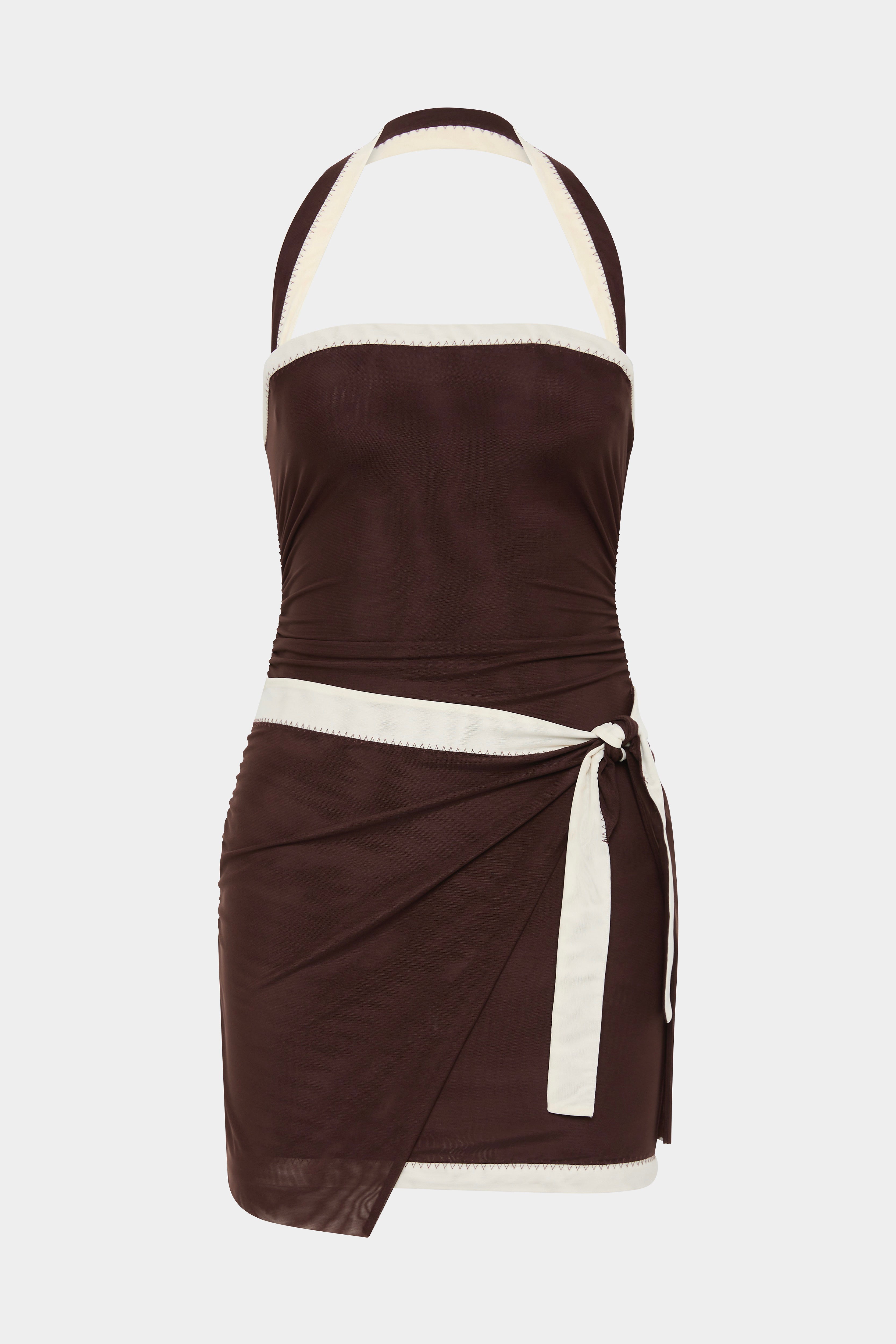Jacques Women's Mini Dress - Elegant Short Sleeve Bodycon Party Dress for Night Out, Date Night & Special Occasions