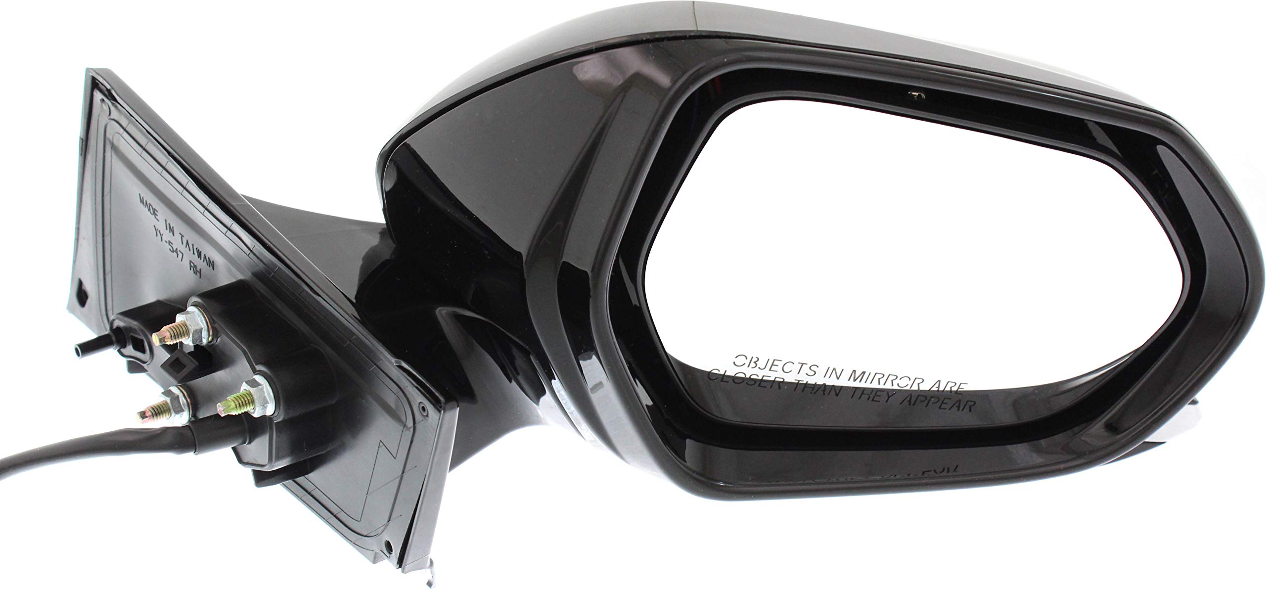 Power Heated Side Mirrors for Toyota Prius 2016-2020 - Driver & Passenger Side, Paintable, No Blind Spot Monitor | Enhanced Visibility & Safety for Winter Driving & Nighttime Commutes