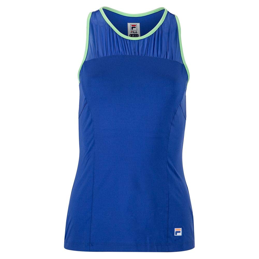 Fila Women's Colorful Play Racerback Tennis Tank Top - Breathable Workout Shirt for Tennis, Yoga & Gym - Comfortable Athletic Wear for Women