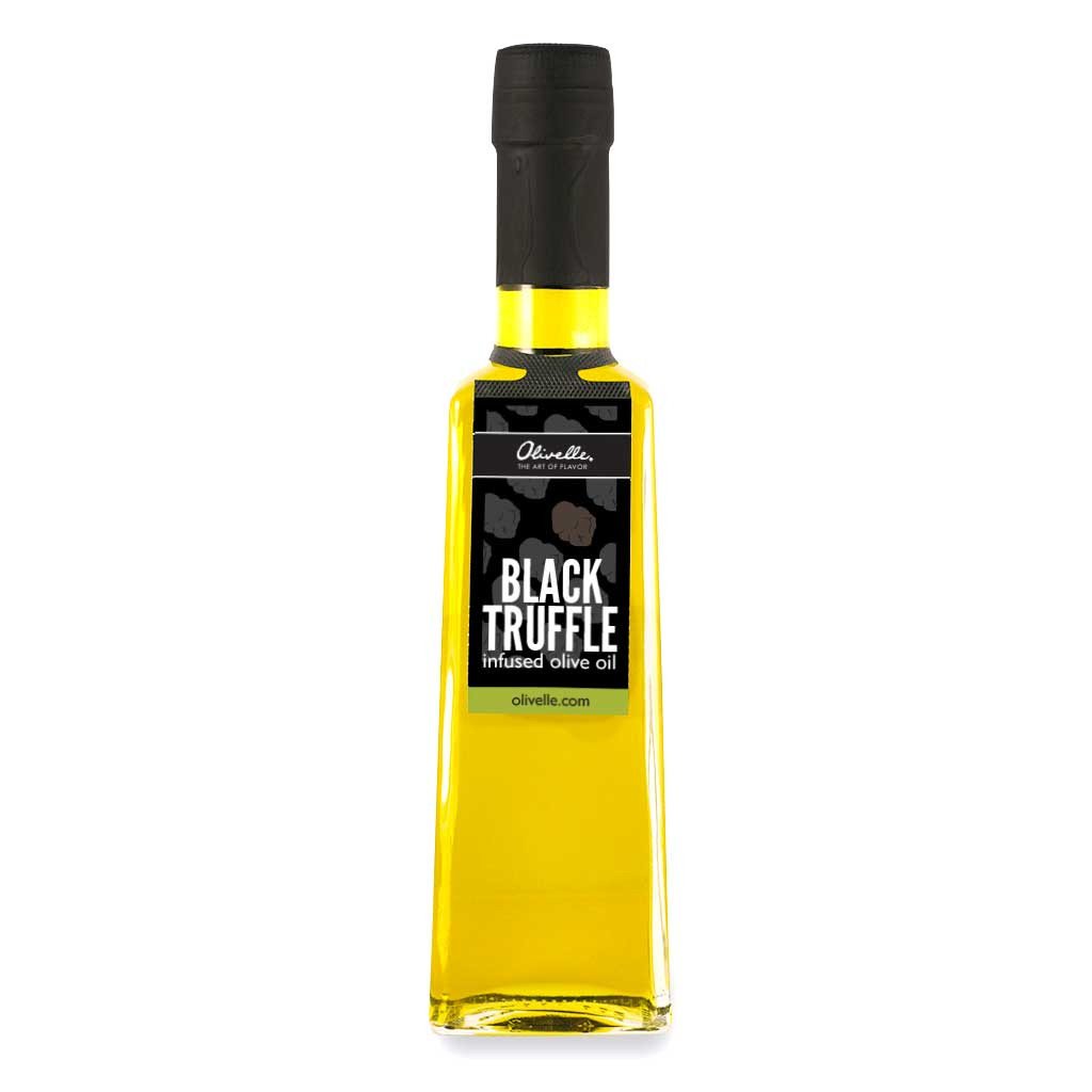 Premium Black Truffle Infused Olive Oil - Gourmet Cooking Oil for Pasta, Risotto & Salad Dressing - Artisan Italian Truffle Oil for Home Chefs & Food Lovers