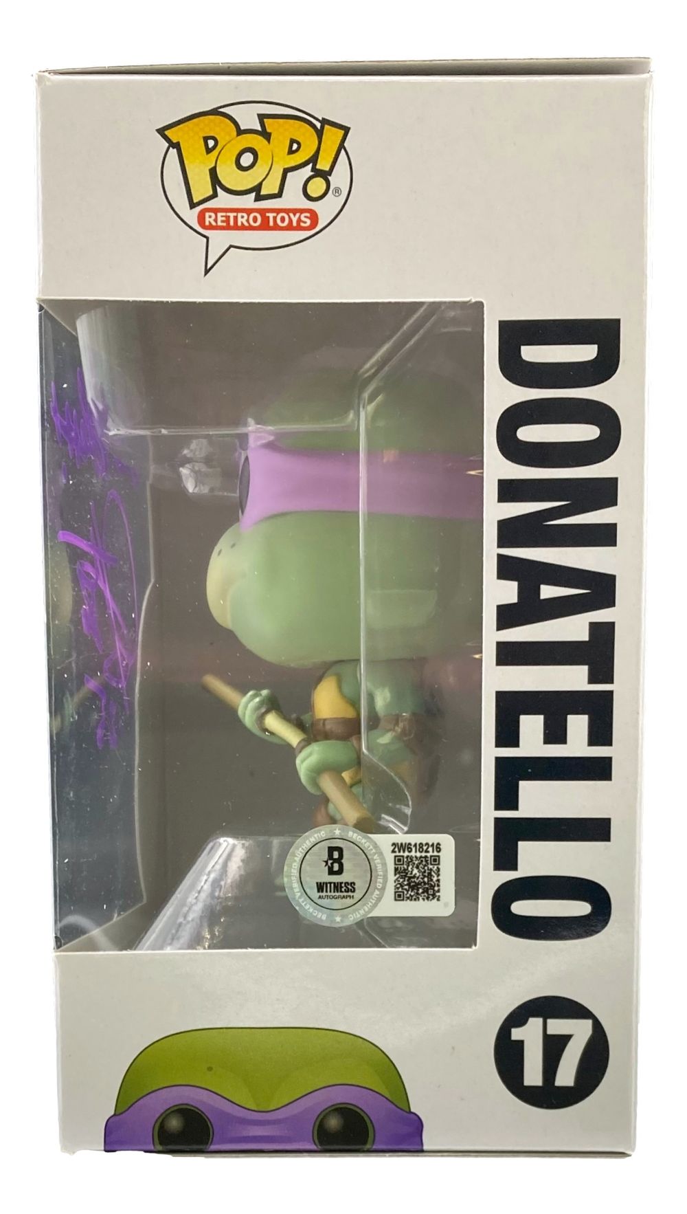 Corey Feldman Autographed Teenage Mutant Ninja Turtles Funko Pop Vinyl Figure #17 - Limited Edition Collectible for TMNT Fans, Movie Memorabilia & Pop Culture Enthusiasts - Perfect for Display, Gifts, and Comic Conventions