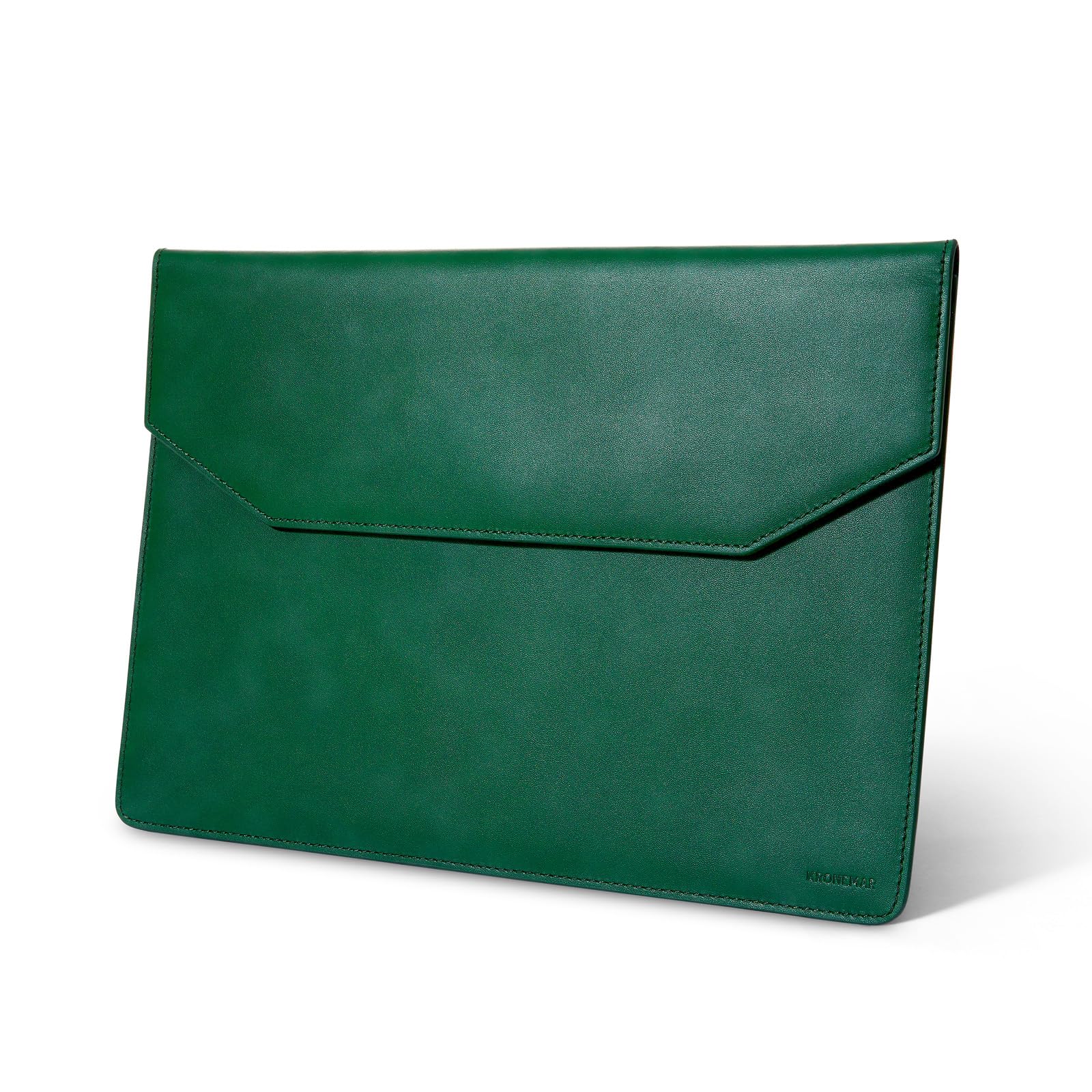 Premium 16 Inch Full-Grain Leather Laptop Sleeve for MacBook Pro 16