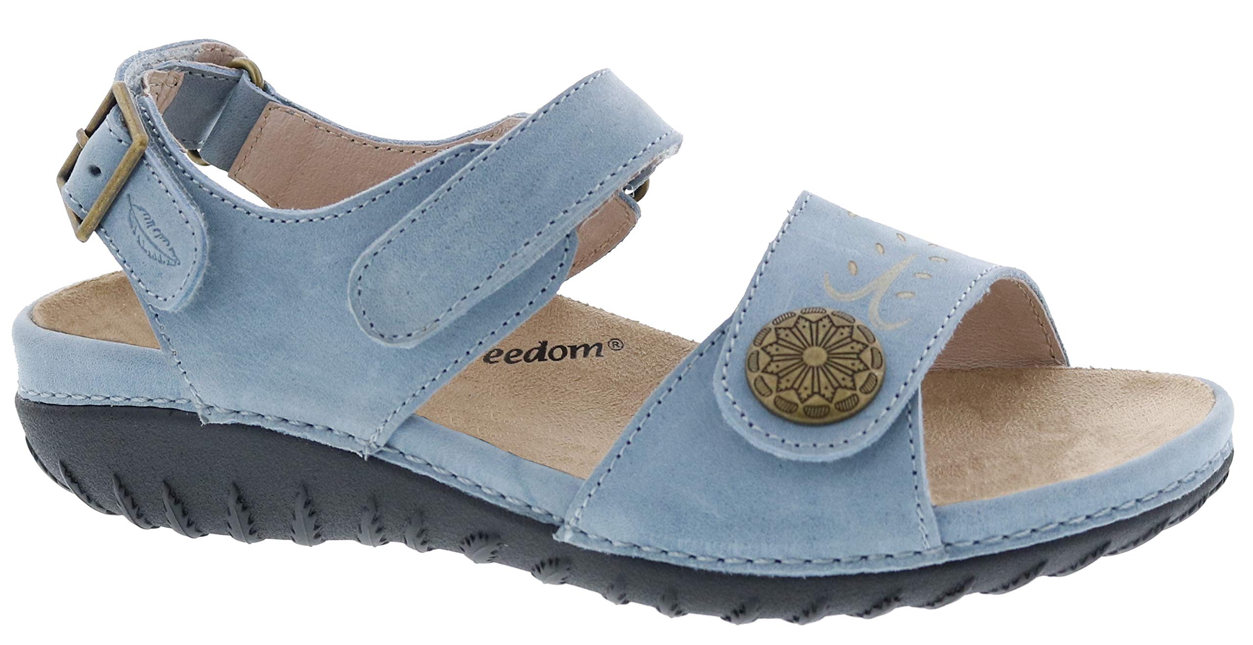 Drew Women's Workaround 19182 Leather Sandals - Comfortable & Stylish Casual Summer Footwear for Walking, Travel & Outdoor Activities