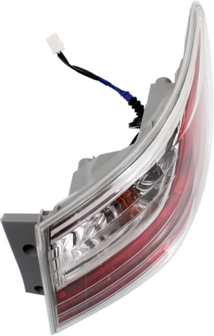 Parts Galaxy Replacement Tail Lamp for Mazda CX9 2010-2012 - Compatible with OEM Part Numbers MA2805110, TE6951150E, REPM730329 - Perfect for Night Driving & Enhanced Safety