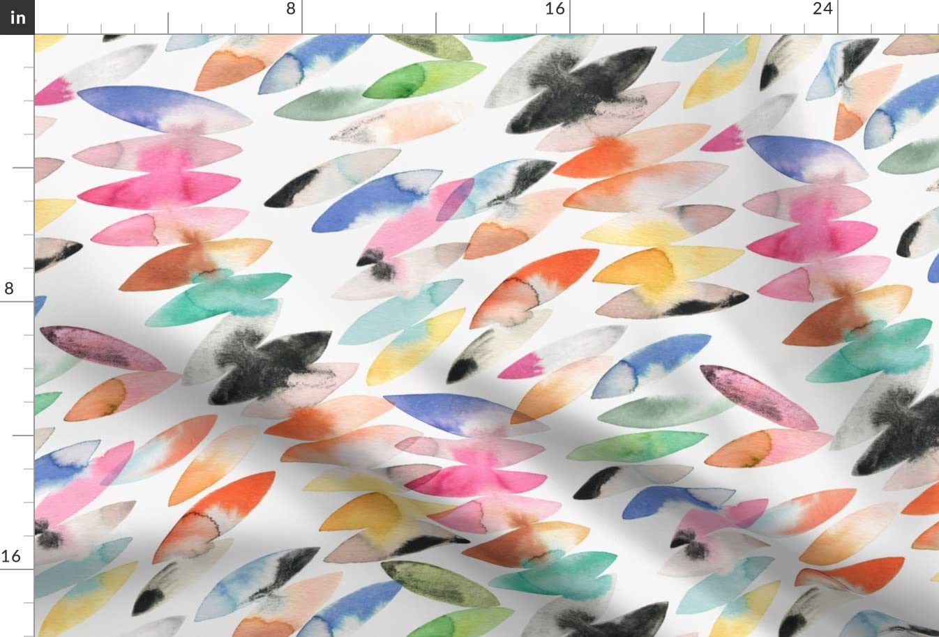 Surf Geometry Sports Boardsports Printed Satin Fabric by The Yard - Premium Spoonflower Fabric for Sewing, Lining, Apparel, Fashion, Blankets & Home Decor | Perfect for Surf-Themed Clothing, Beachwear & Coastal Home Decor