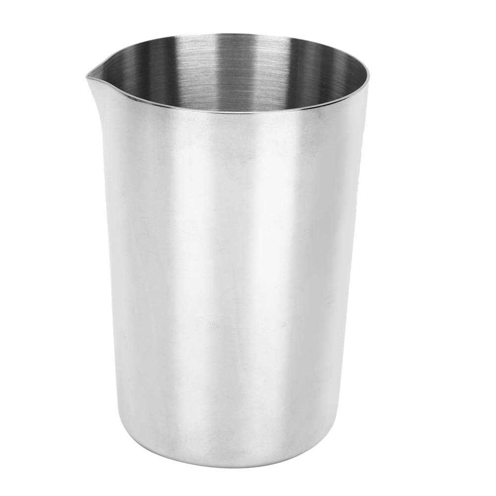 Premium Stainless Steel Cocktail Mixing Cup 500ml - Bartender Tools for Wine & Drink Stirring - Ideal for Home Bars, Parties & Professional Use (Silver)
